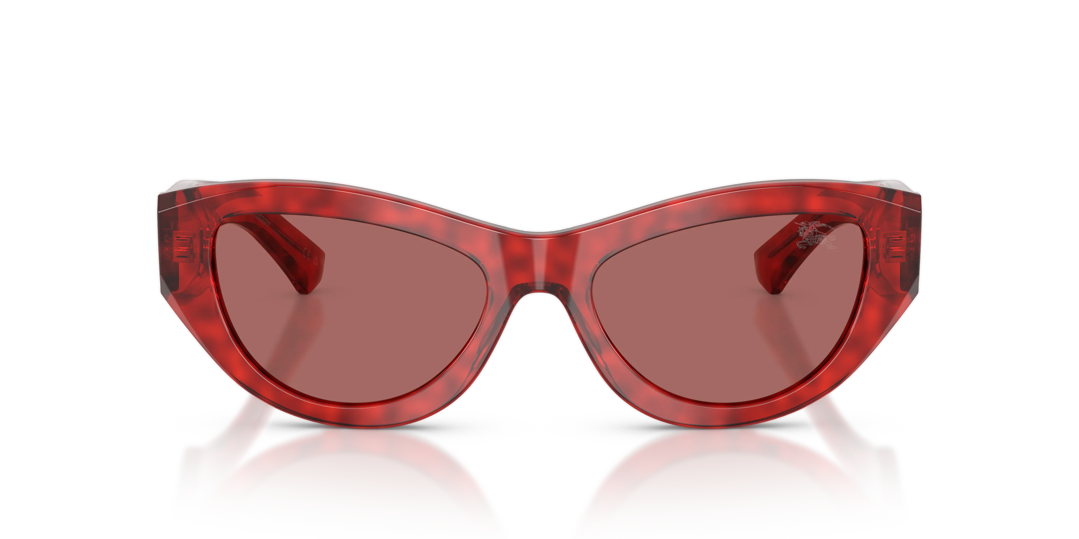 Burberry BE4502 425769 Occhiali da sole Acetato Rosso Viola Cat Eye Normale - immagine 3