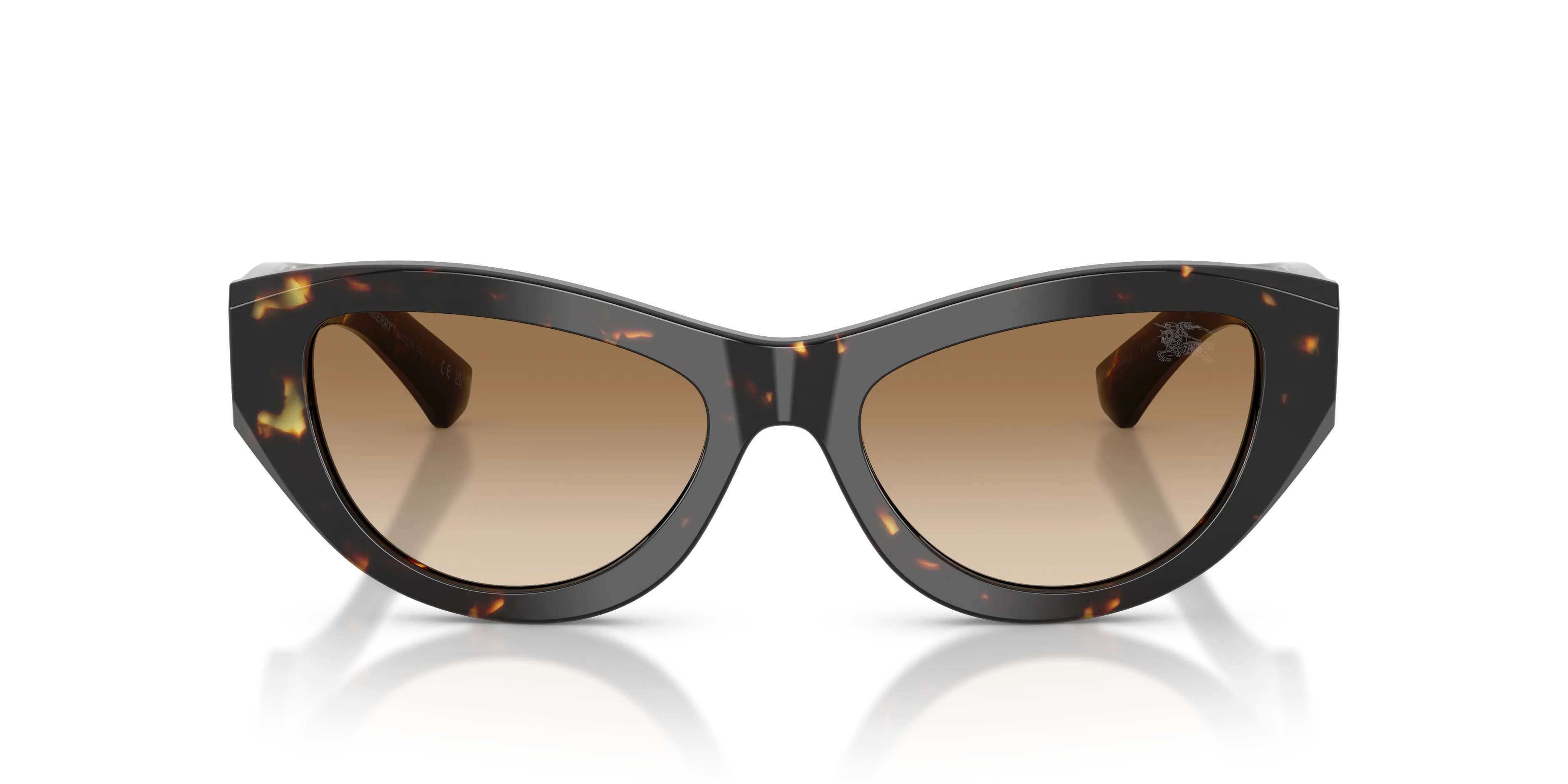 Burberry BE4502 410689 Occhiali da sole Acetato Tartaruga Marrone Cat Eye Normale Sfumato - immagine 3