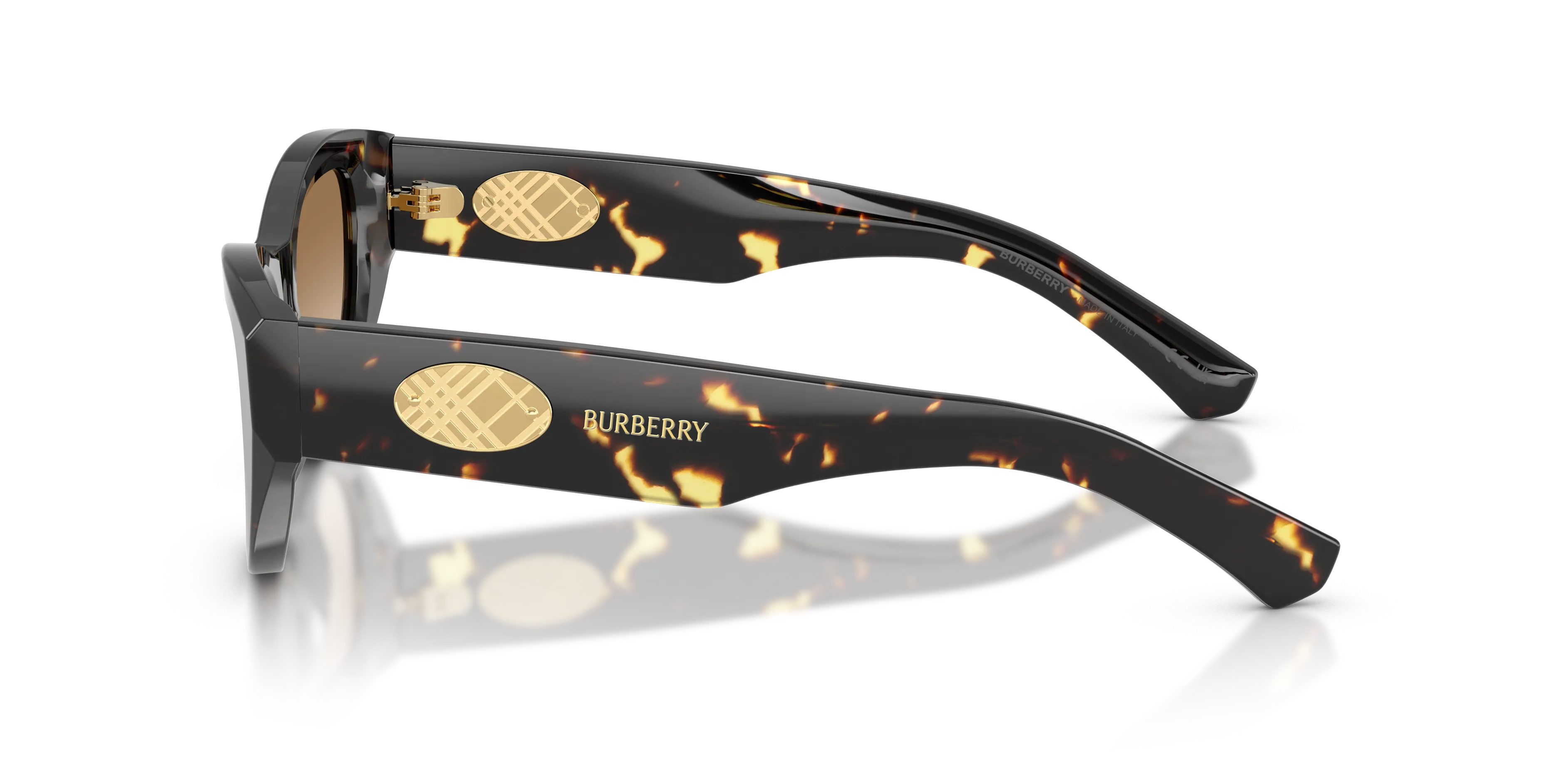 Burberry BE4502 410689 Occhiali da sole Acetato Tartaruga Marrone Cat Eye Normale Sfumato - immagine 4