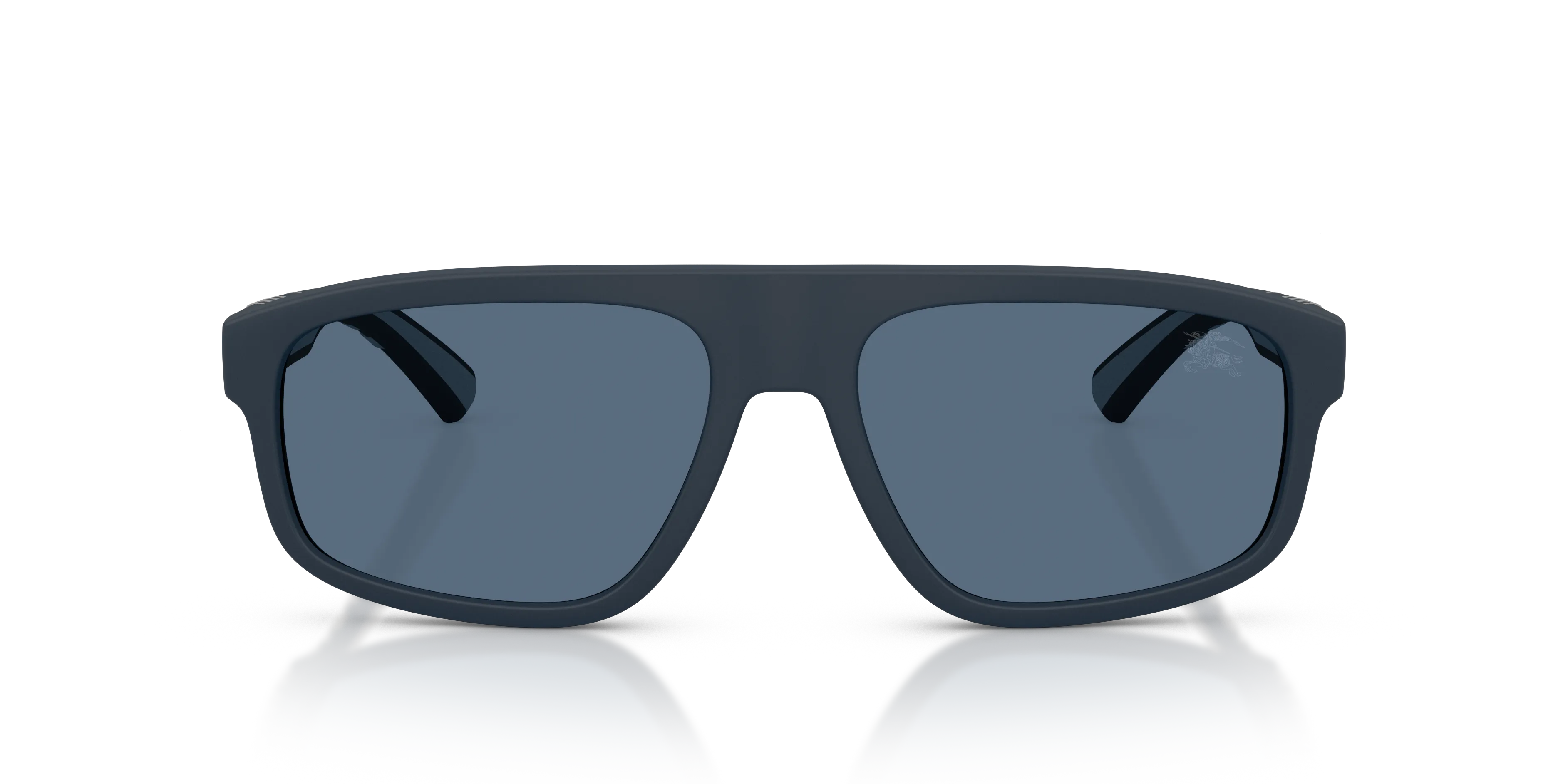 Burberry BE4501U 426180 Occhiali da sole Iniettato Blu Blu Squadrata Normale - immagine 3