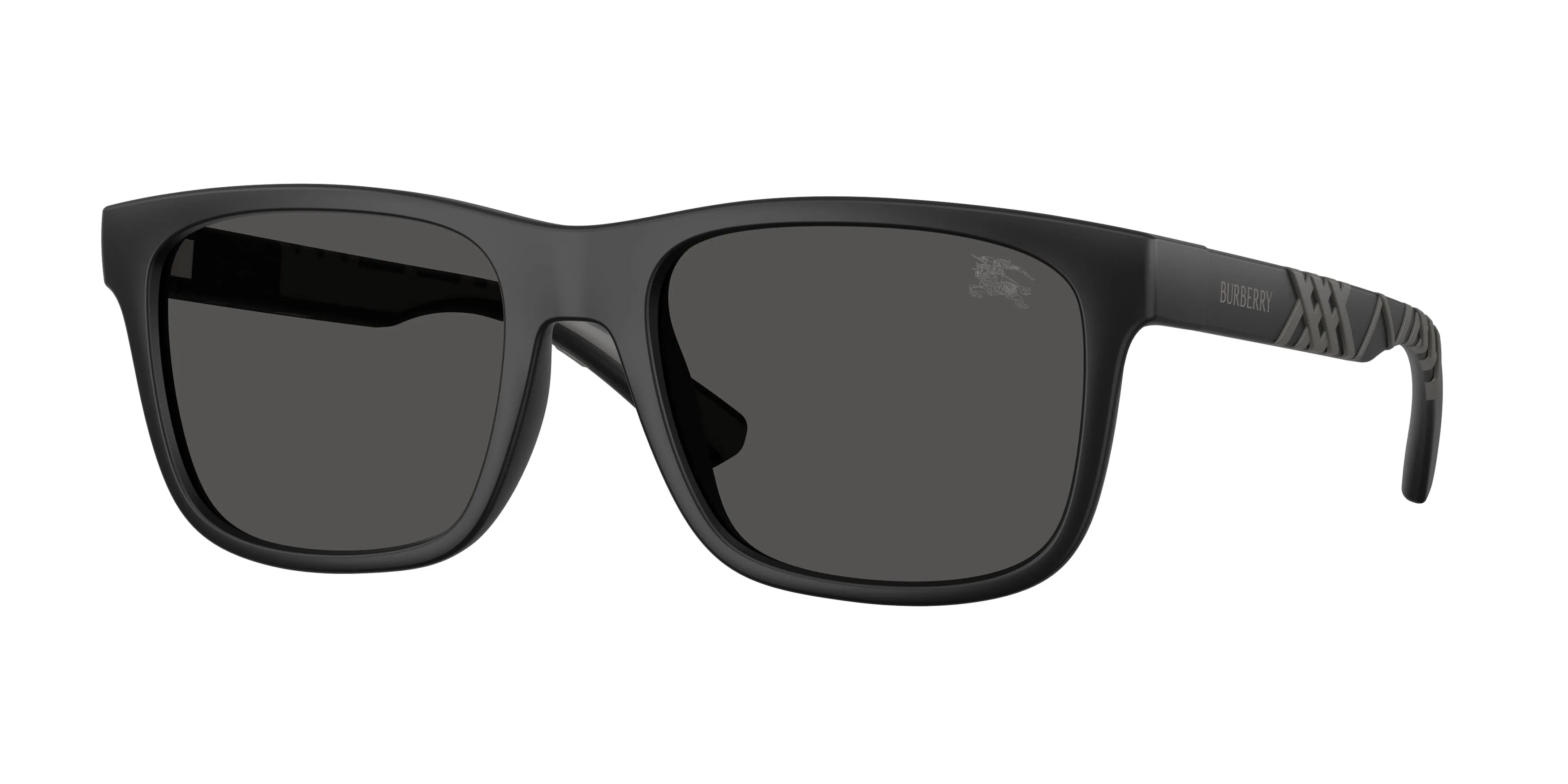 Burberry BE4499U 426087 Occhiali da sole Iniettato Nero Grigio Squadrata Normale - immagine 1