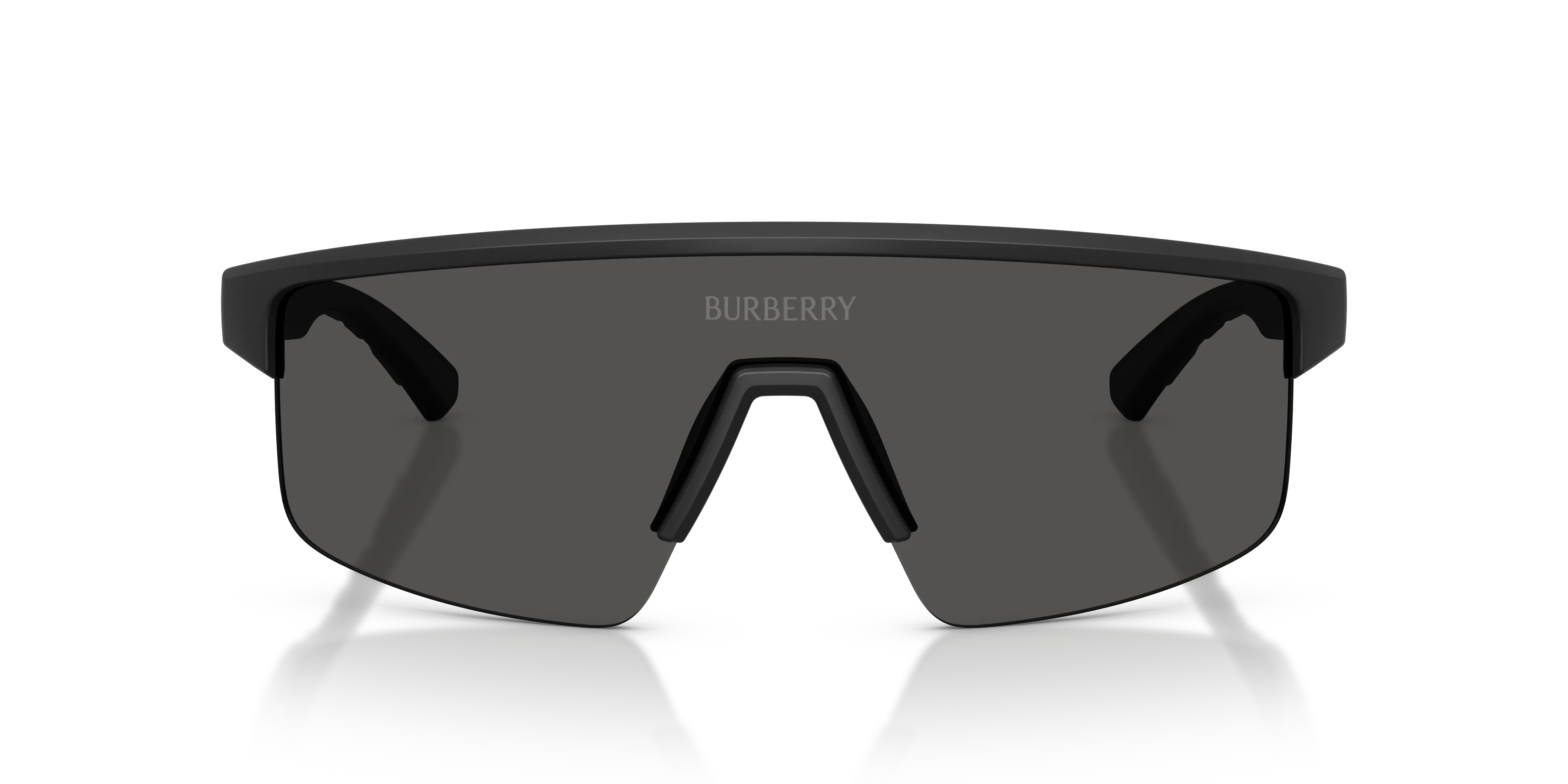 Burberry BE4498 426087 Occhiali da sole Iniettato Nero Grigio Squadrata Normale - immagine 3