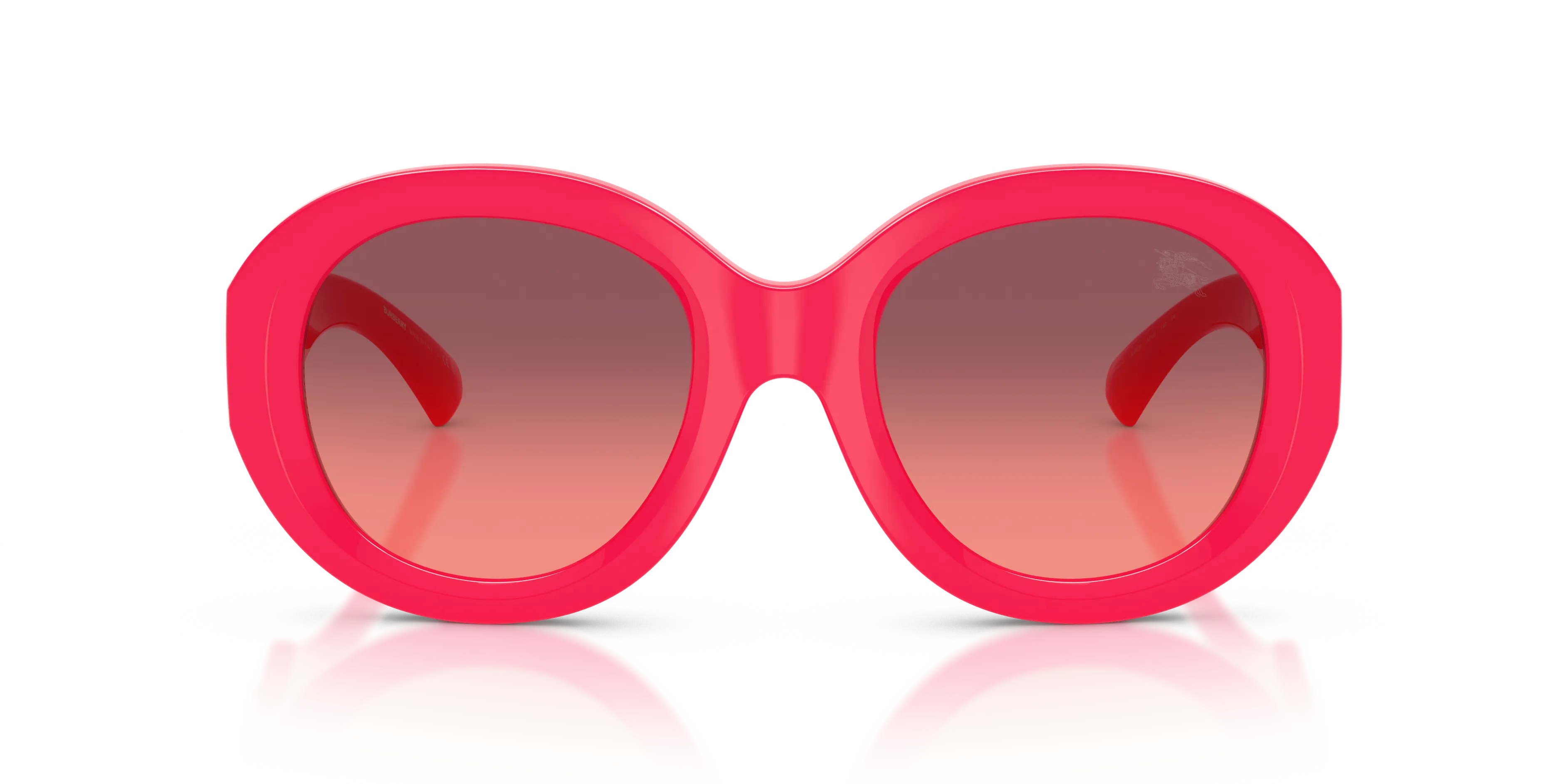Burberry BE4497U 424820 Occhiali da sole Iniettato Viola Rosa Rotonda Normale Sfumato - immagine 3