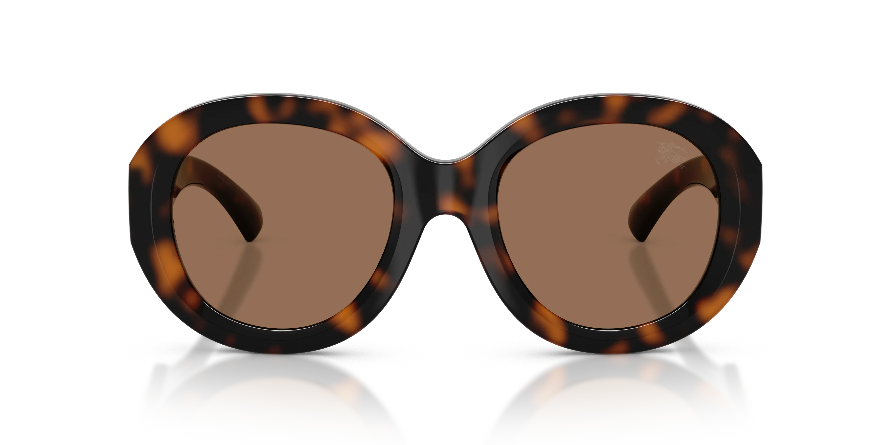 Burberry BE4497U 300273 Occhiali da sole Iniettato Tartaruga Marrone Rotonda Normale - immagine 3