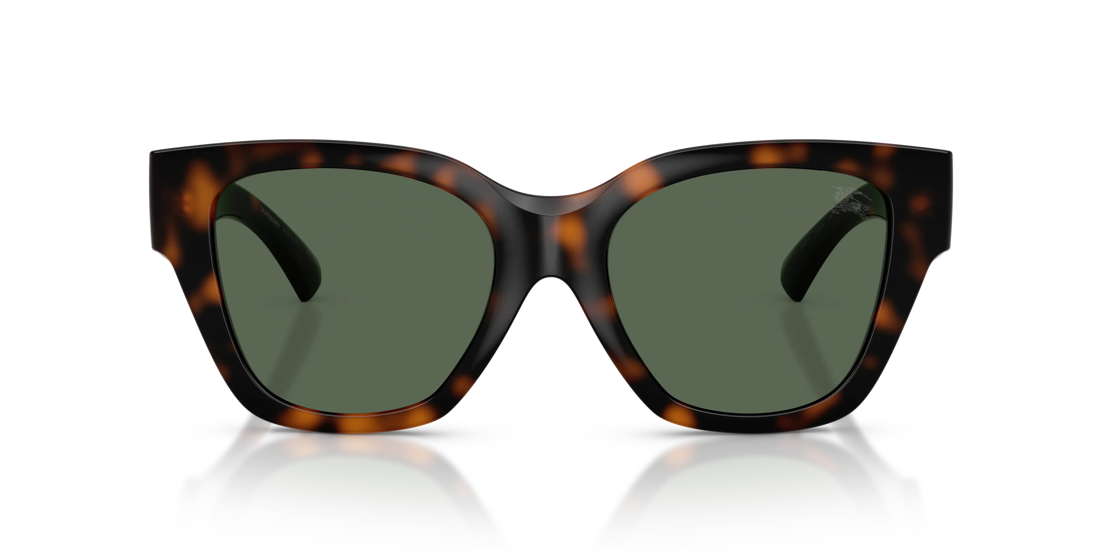 Burberry BE4489U 300271 Occhiali da sole Iniettato Marrone Verde Squadrata Normale - immagine 3