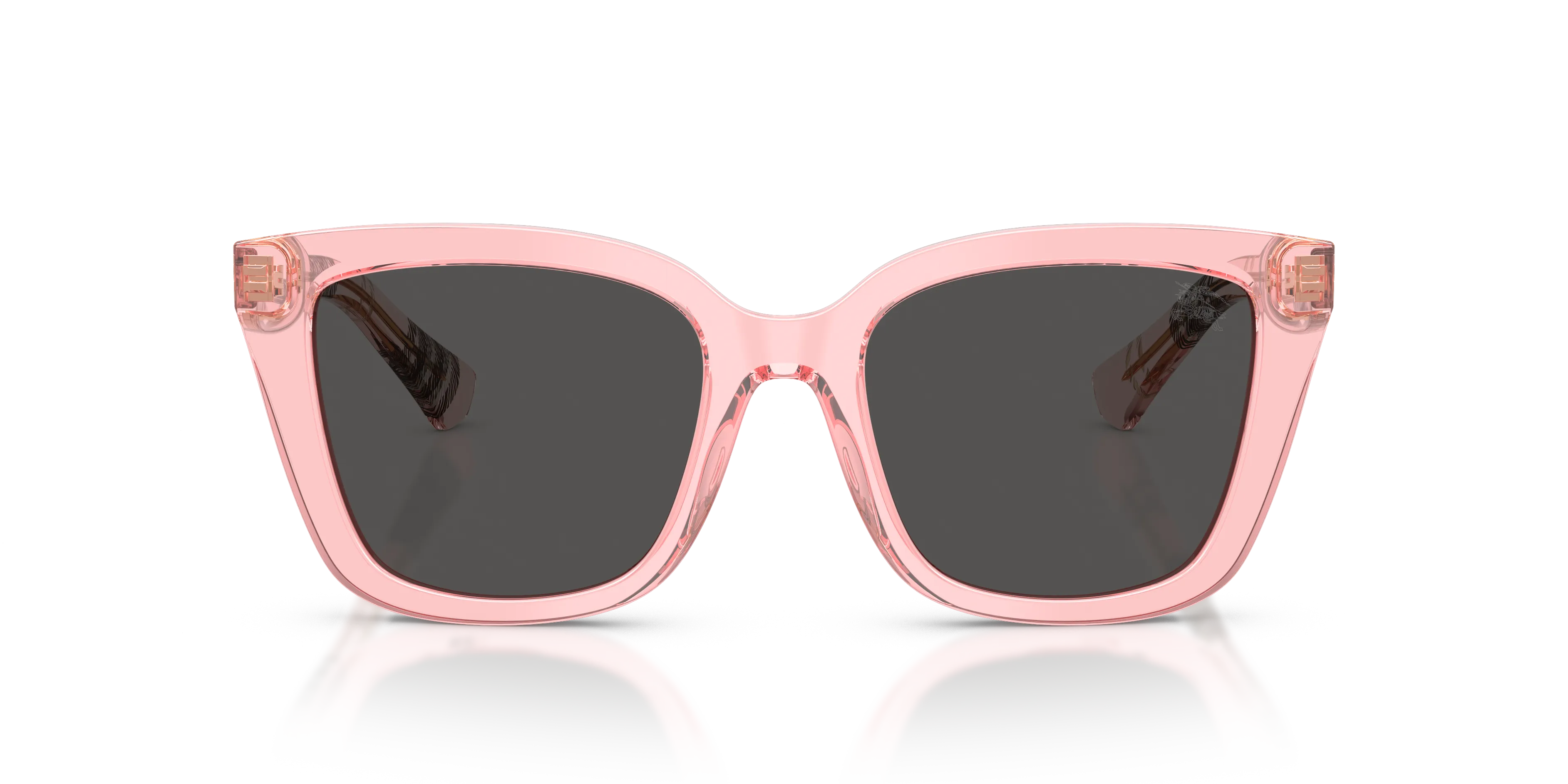 Burberry BE4487 424987 Occhiali da sole Acetato Rosa Grigio Squadrata Normale - immagine 3