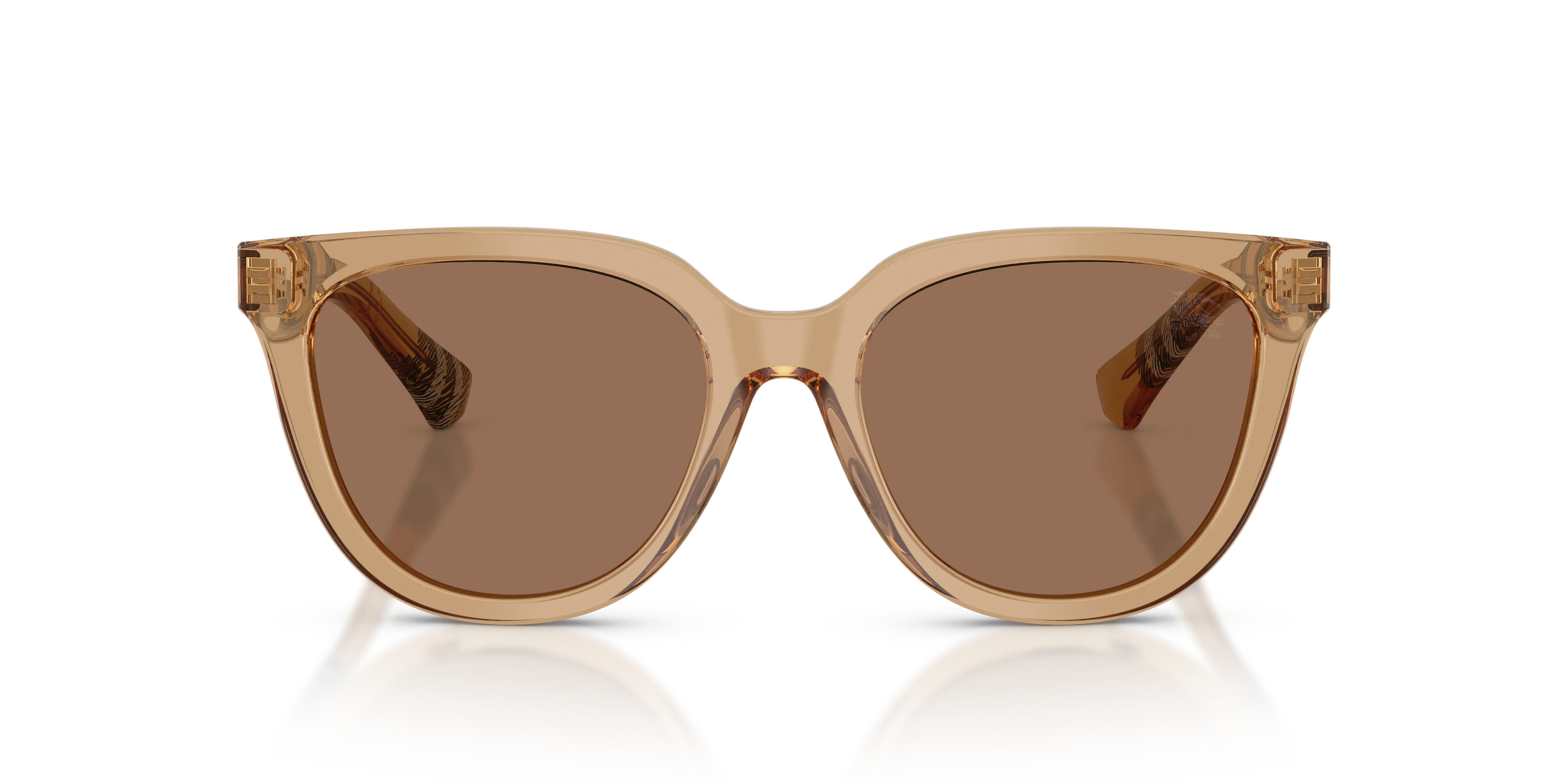 Burberry BE4469 416473 Occhiali da sole Acetato Beige Marrone Pantos Normale - immagine 3