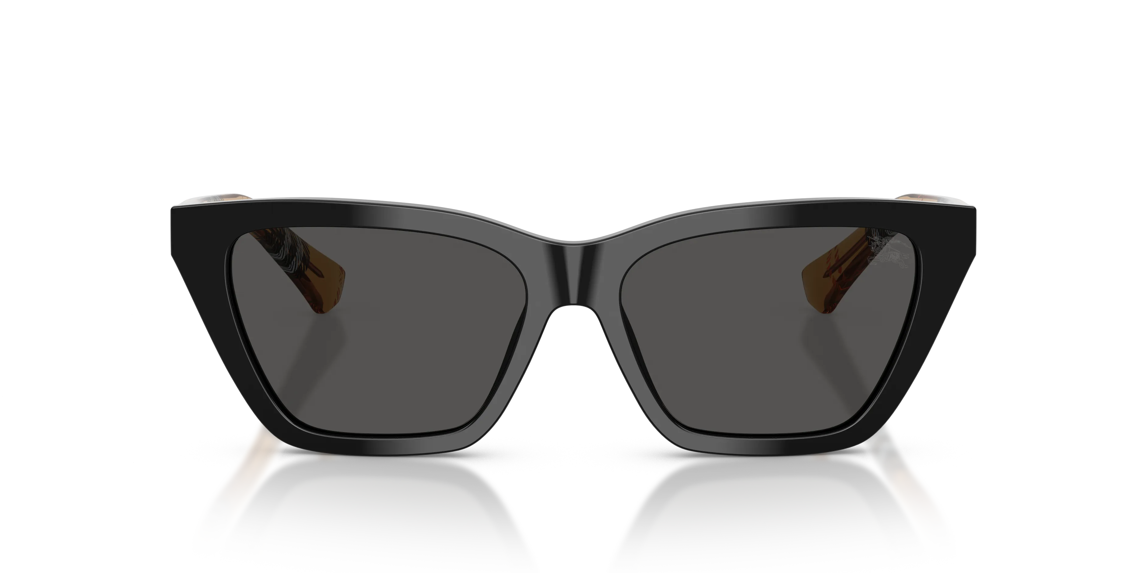 Burberry BE4468 416187 Occhiali da sole Acetato Nero Grigio Cat Eye Normale - immagine 3