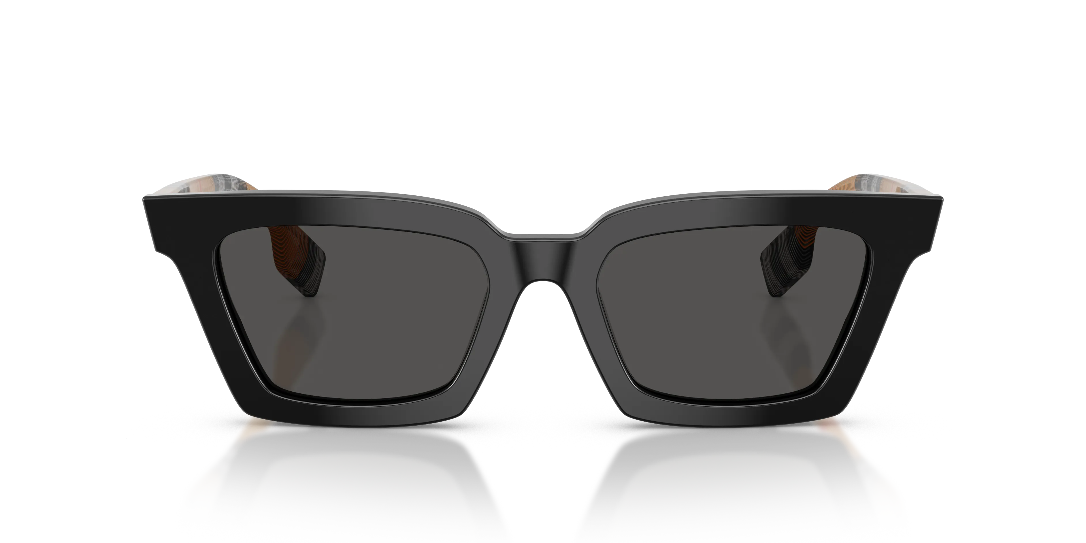 Burberry BE4392U BRIAR 395287 Occhiali da sole Acetato Nero Grigio Squadrata Normale - immagine 3