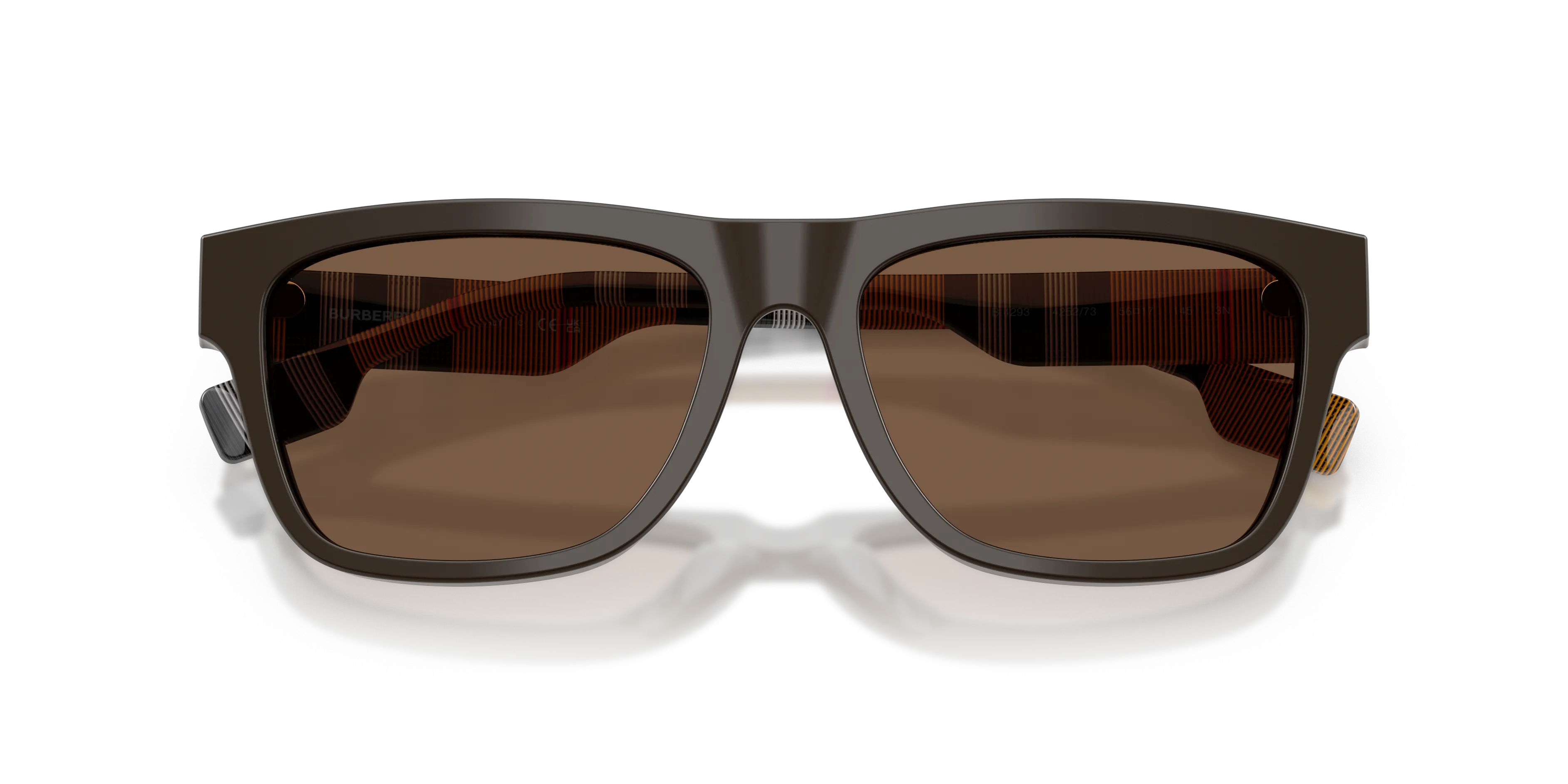 Burberry BE4293 425273 Occhiali da sole Acetato Marrone Marrone Squadrata Normale - immagine 2