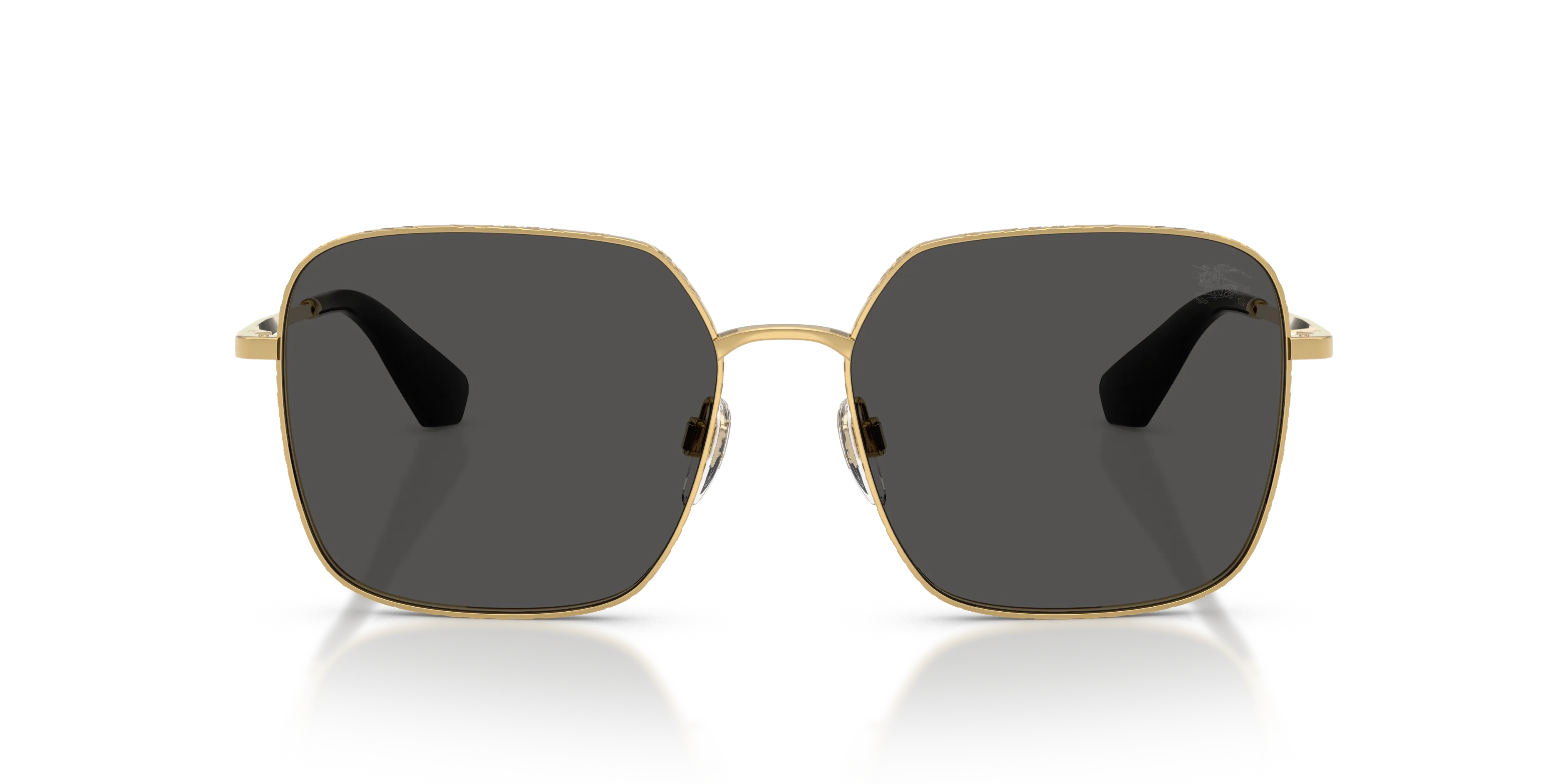 Burberry BE3180 101787 Occhiali da sole Metallo Oro Grigio Squadrata Normale - immagine 3
