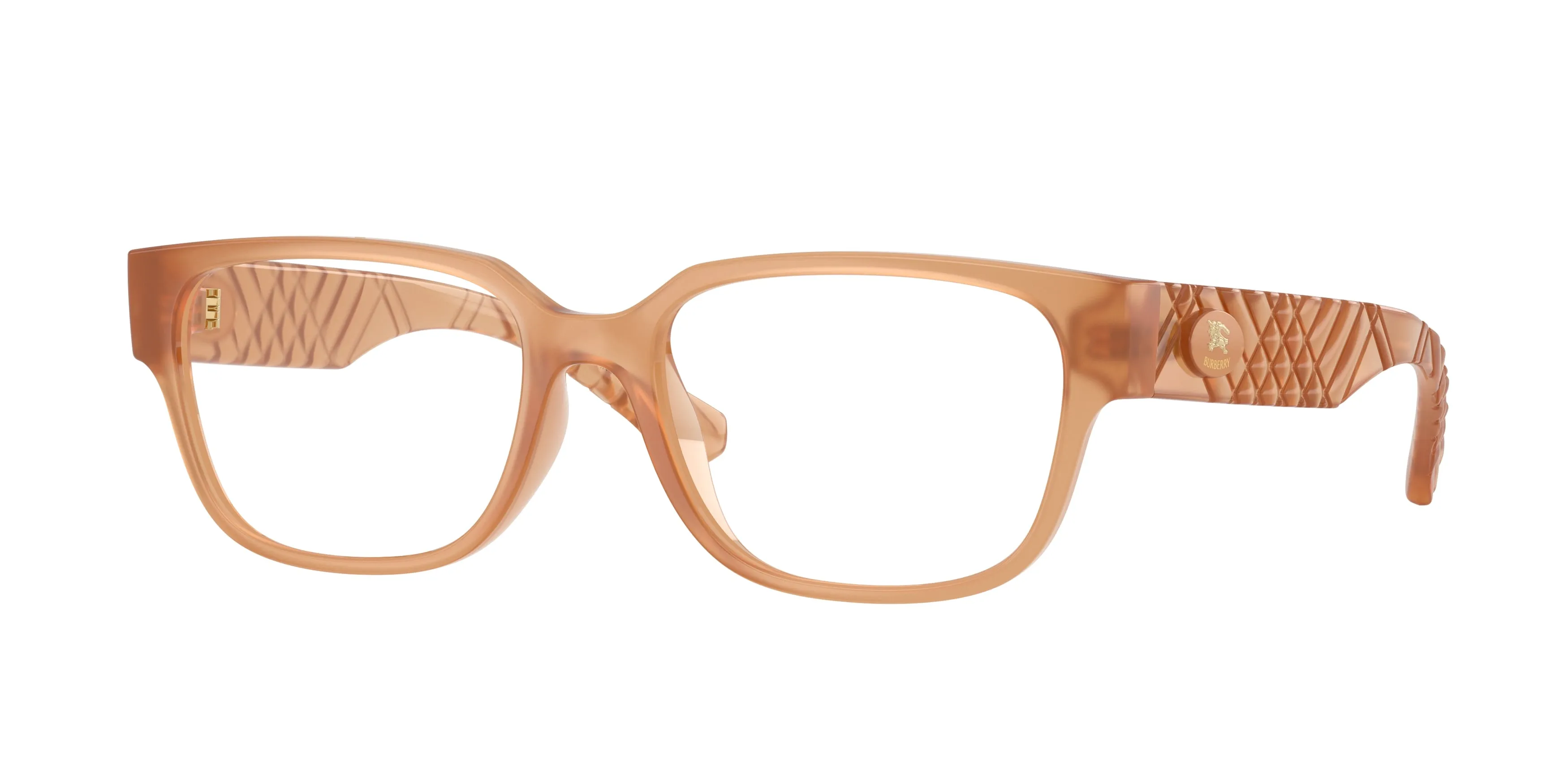 Burberry BE2475D 4266 Montature da vista Iniettato Beige Trasparente Squadrata Normale - immagine 1