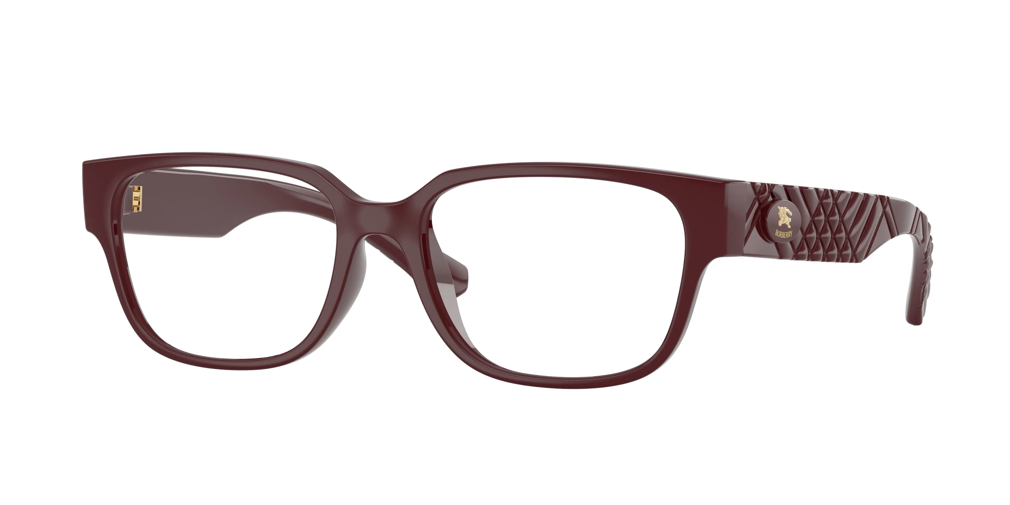 Burberry BE2475D 4259 Montature da vista Iniettato Rosso Trasparente Squadrata Normale - immagine 1