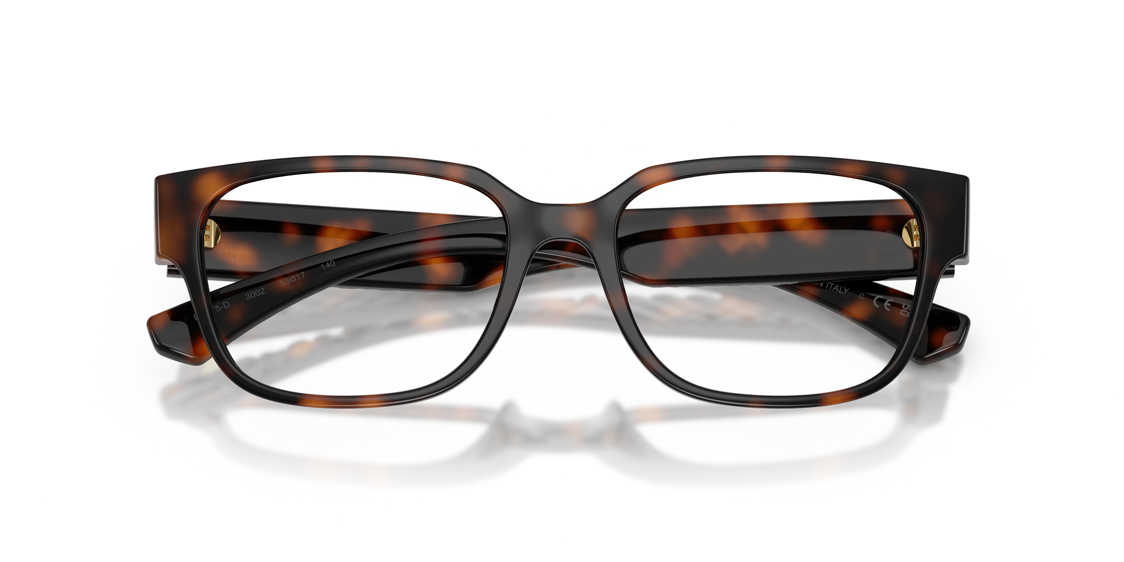 Burberry BE2475D 3002 Montature da vista Iniettato Marrone Trasparente Squadrata Normale - immagine 2