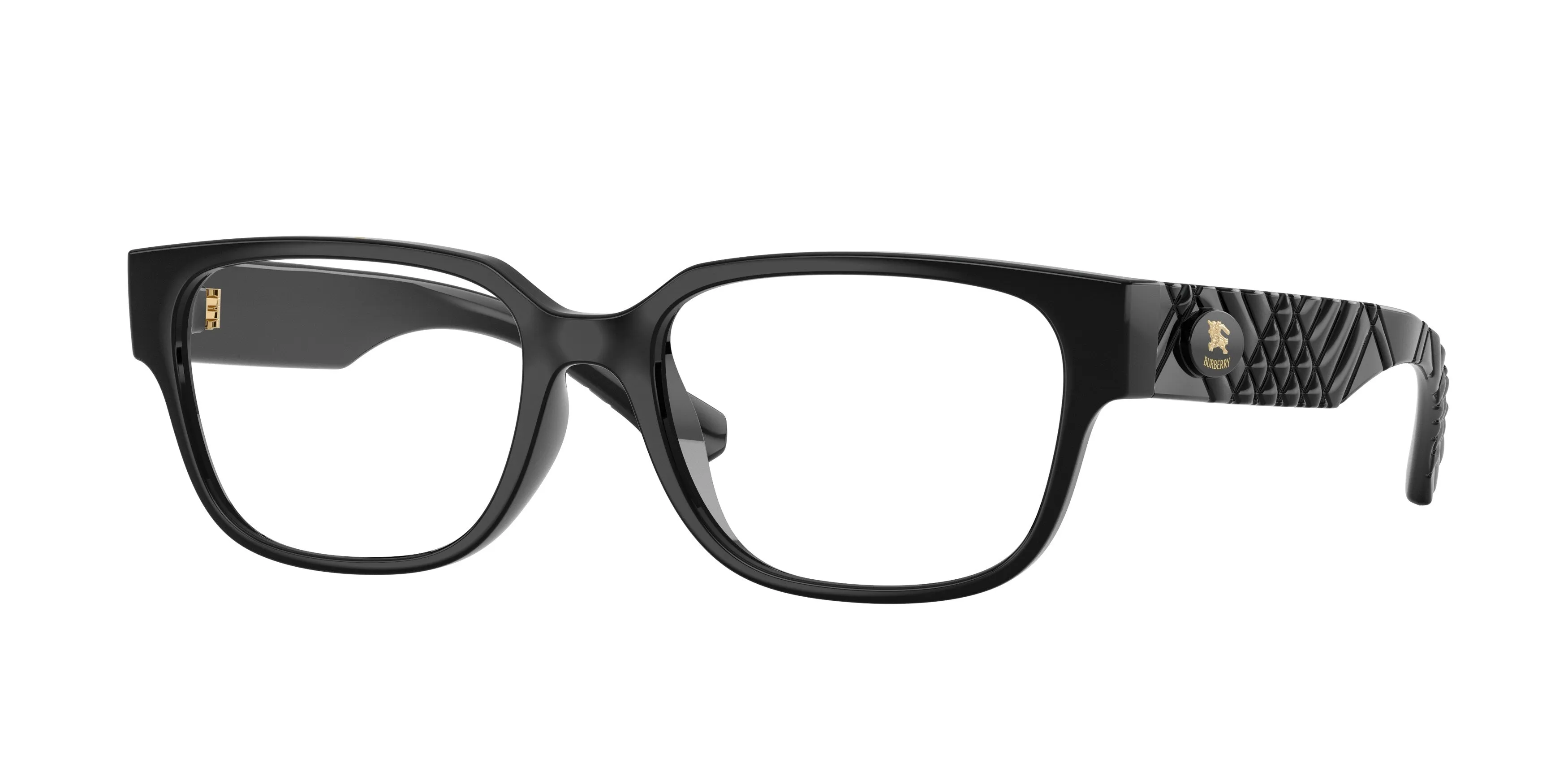 Burberry BE2475D 3001 Montature da vista Iniettato Nero Trasparente Squadrata Normale - immagine 1