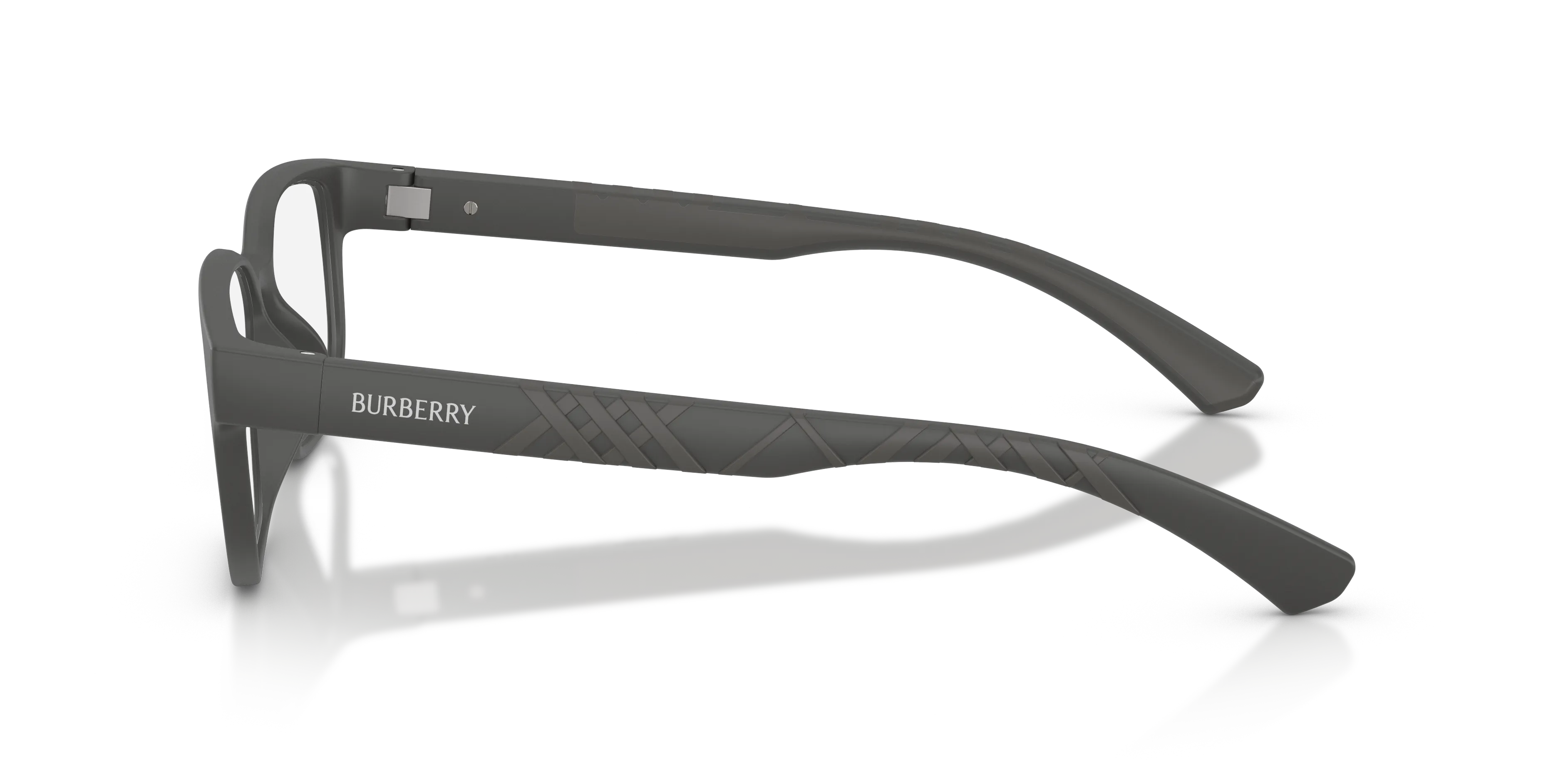 Burberry BE2474D 4233 Montature da vista Iniettato Grigio Trasparente Squadrata Normale - immagine 4