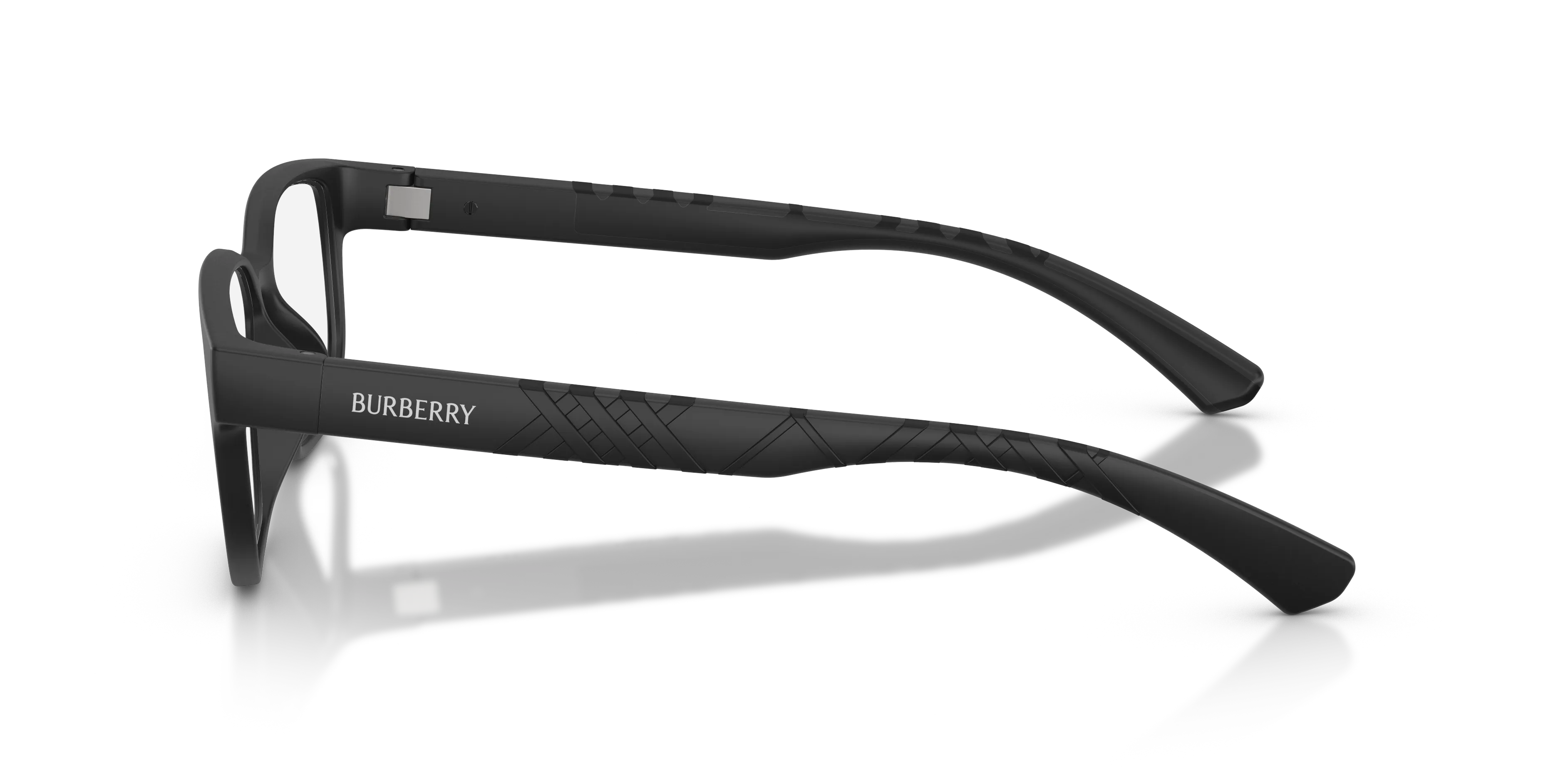 Burberry BE2474D 3464 Montature da vista Iniettato Nero Trasparente Squadrata Normale - immagine 4