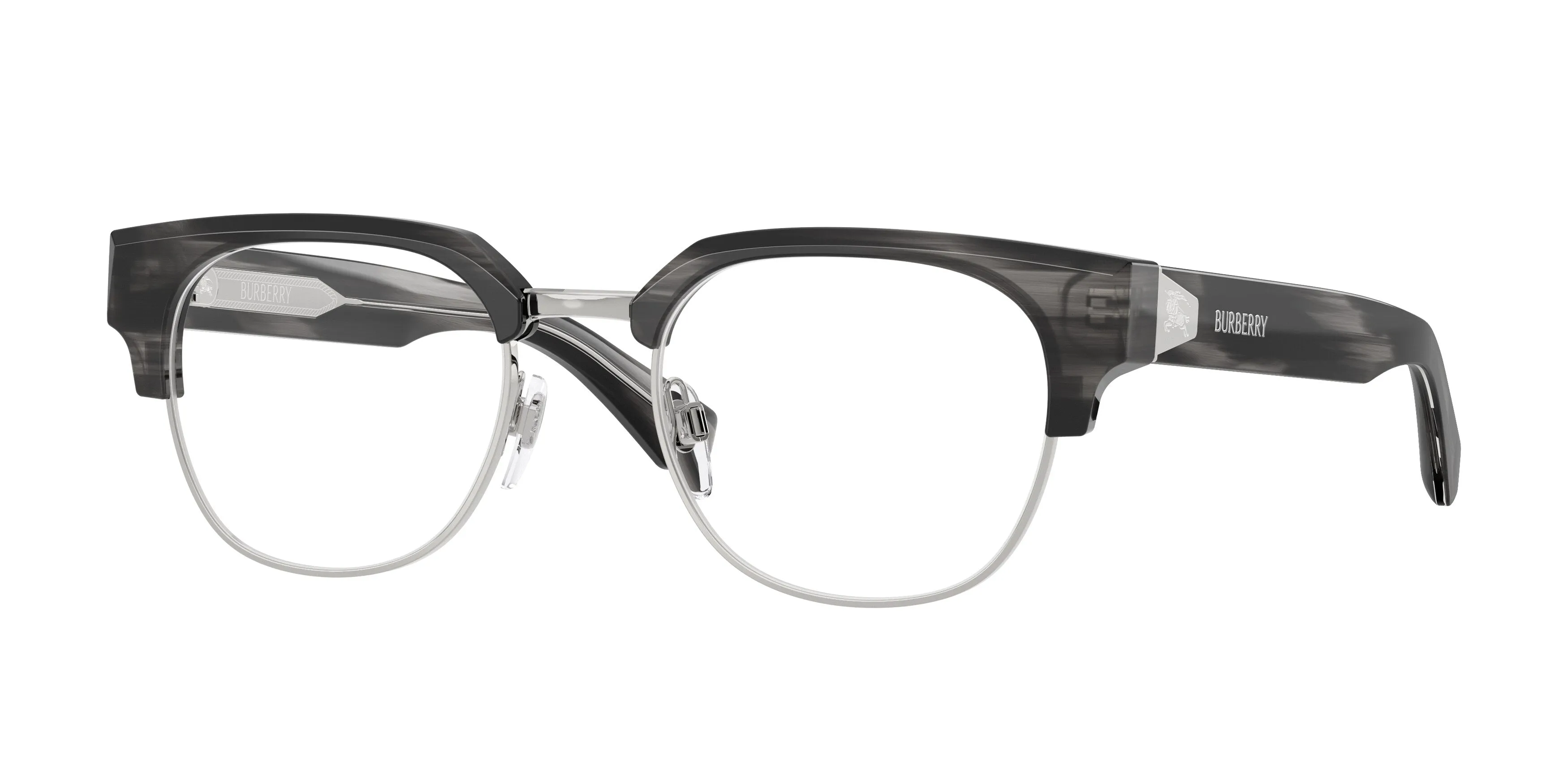 Burberry BE2472D 4254 Montature da vista Acetato Verde Trasparente Squadrata Normale - immagine 1