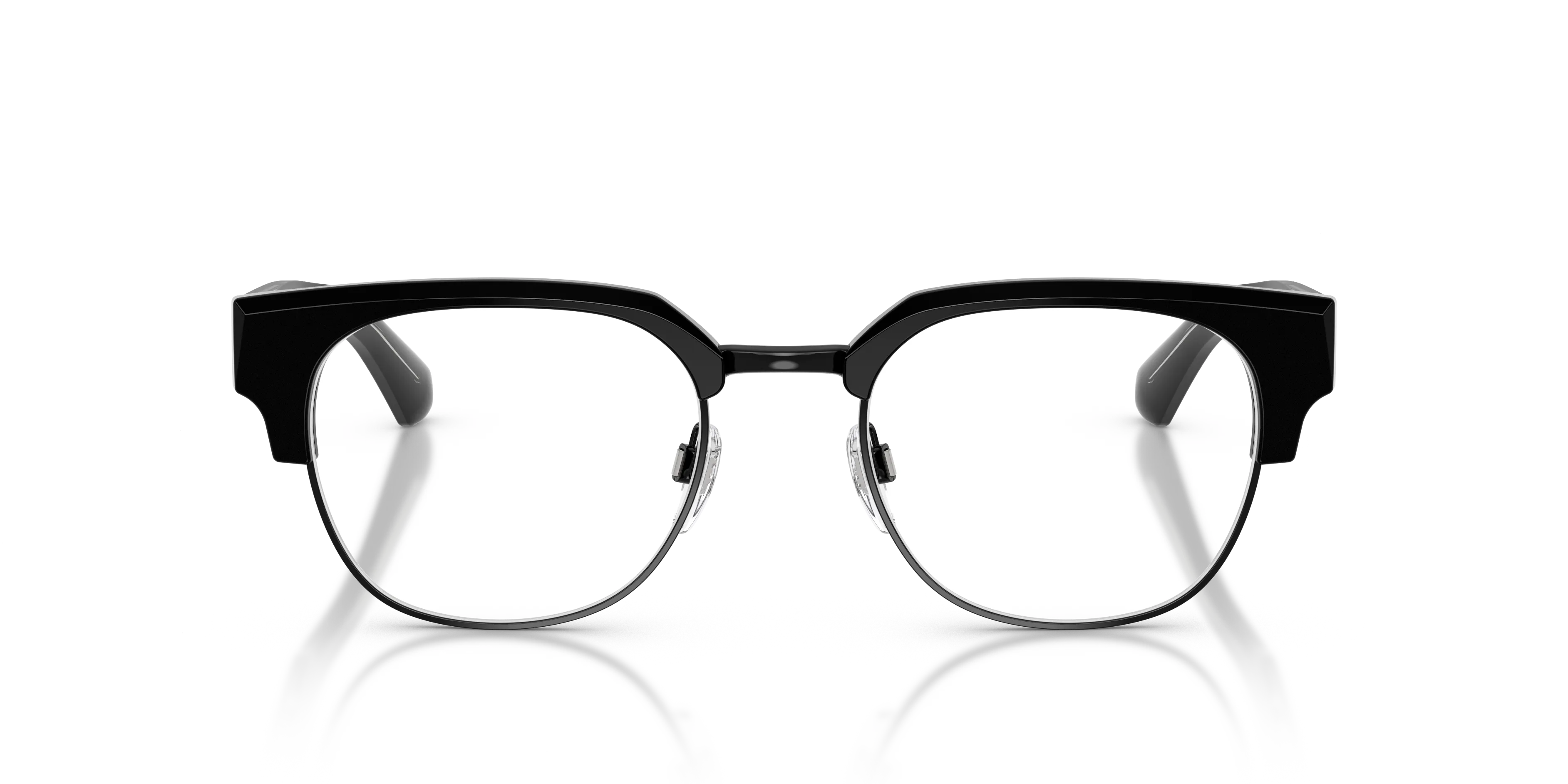 Burberry BE2472D 3429 Montature da vista Acetato Nero Trasparente Squadrata Normale - immagine 3
