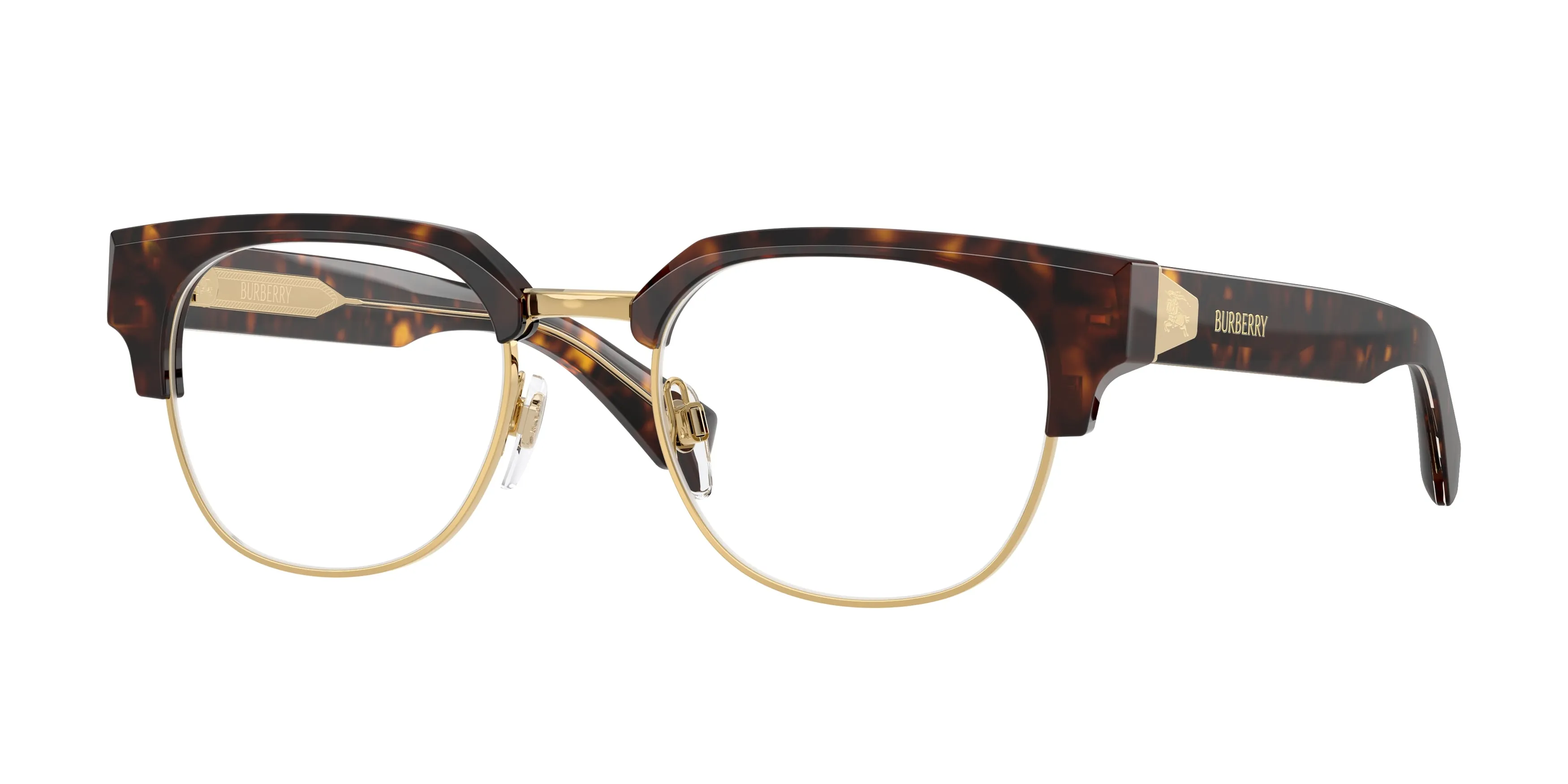 Burberry BE2472D 3002 Montature da vista Acetato Marrone Trasparente Squadrata Normale - immagine 1