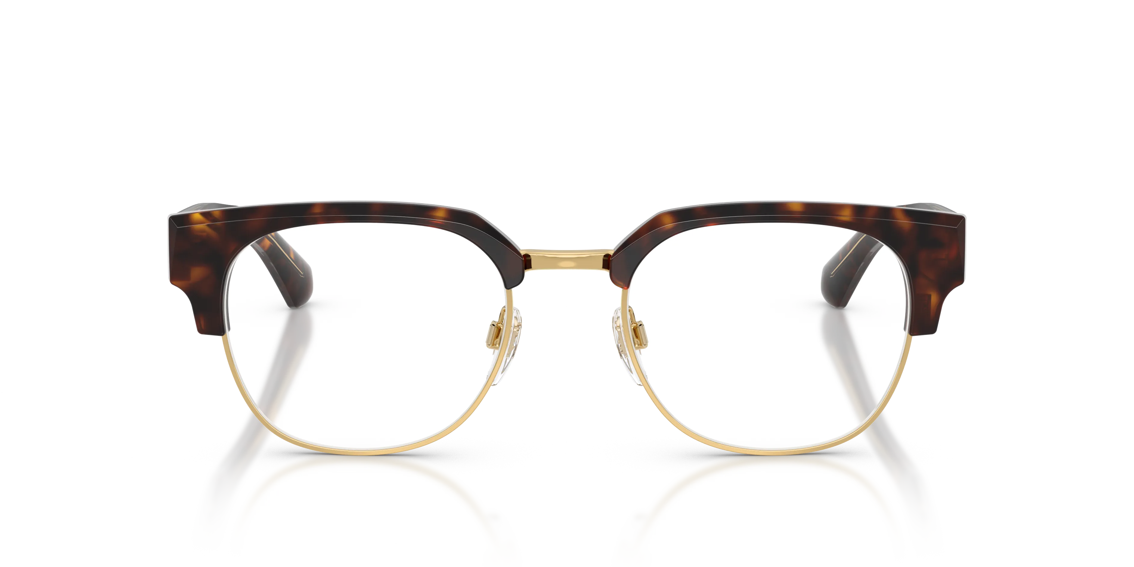 Burberry BE2472D 3002 Montature da vista Acetato Marrone Trasparente Squadrata Normale - immagine 3