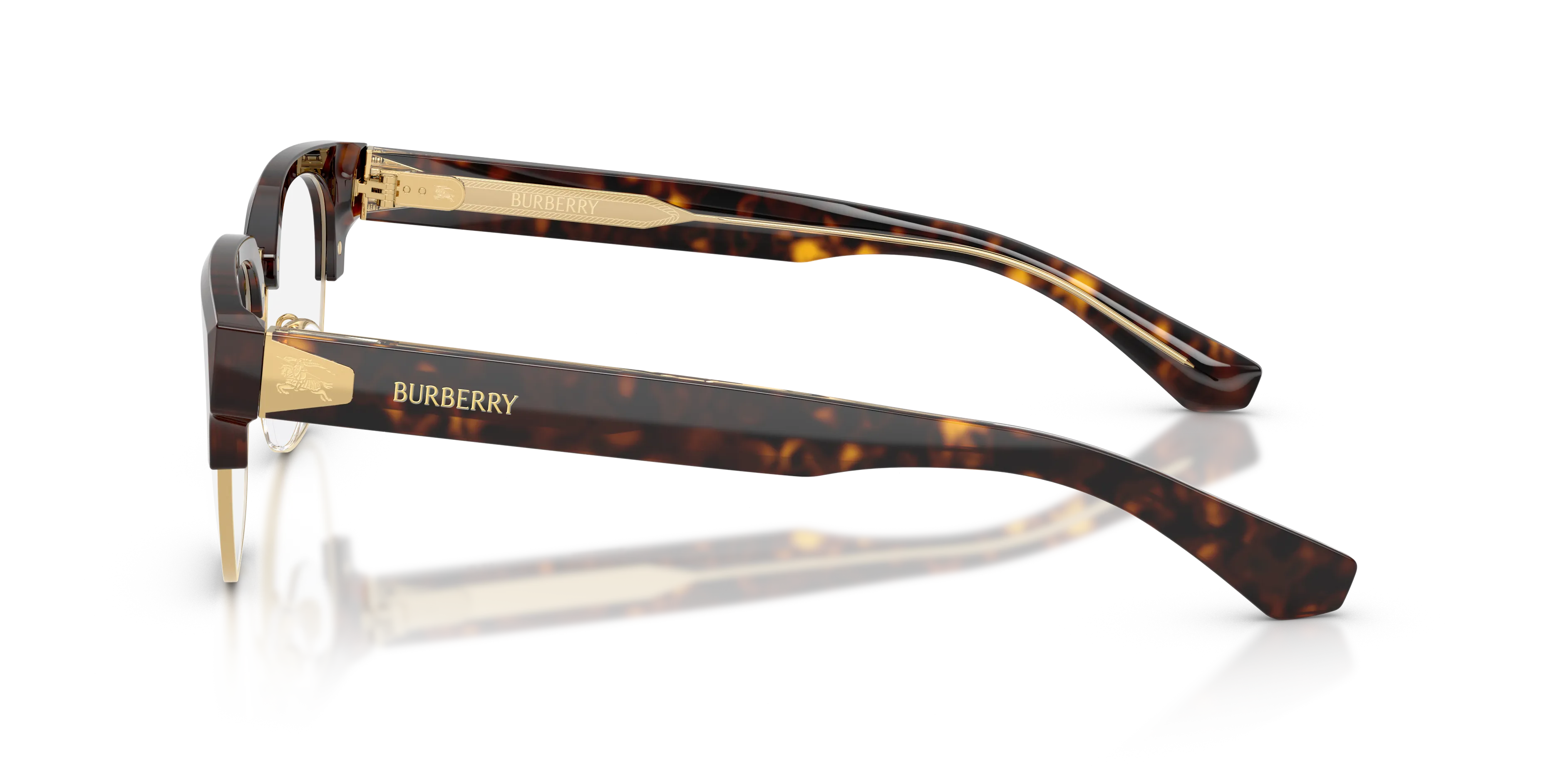 Burberry BE2472D 3002 Montature da vista Acetato Marrone Trasparente Squadrata Normale - immagine 4