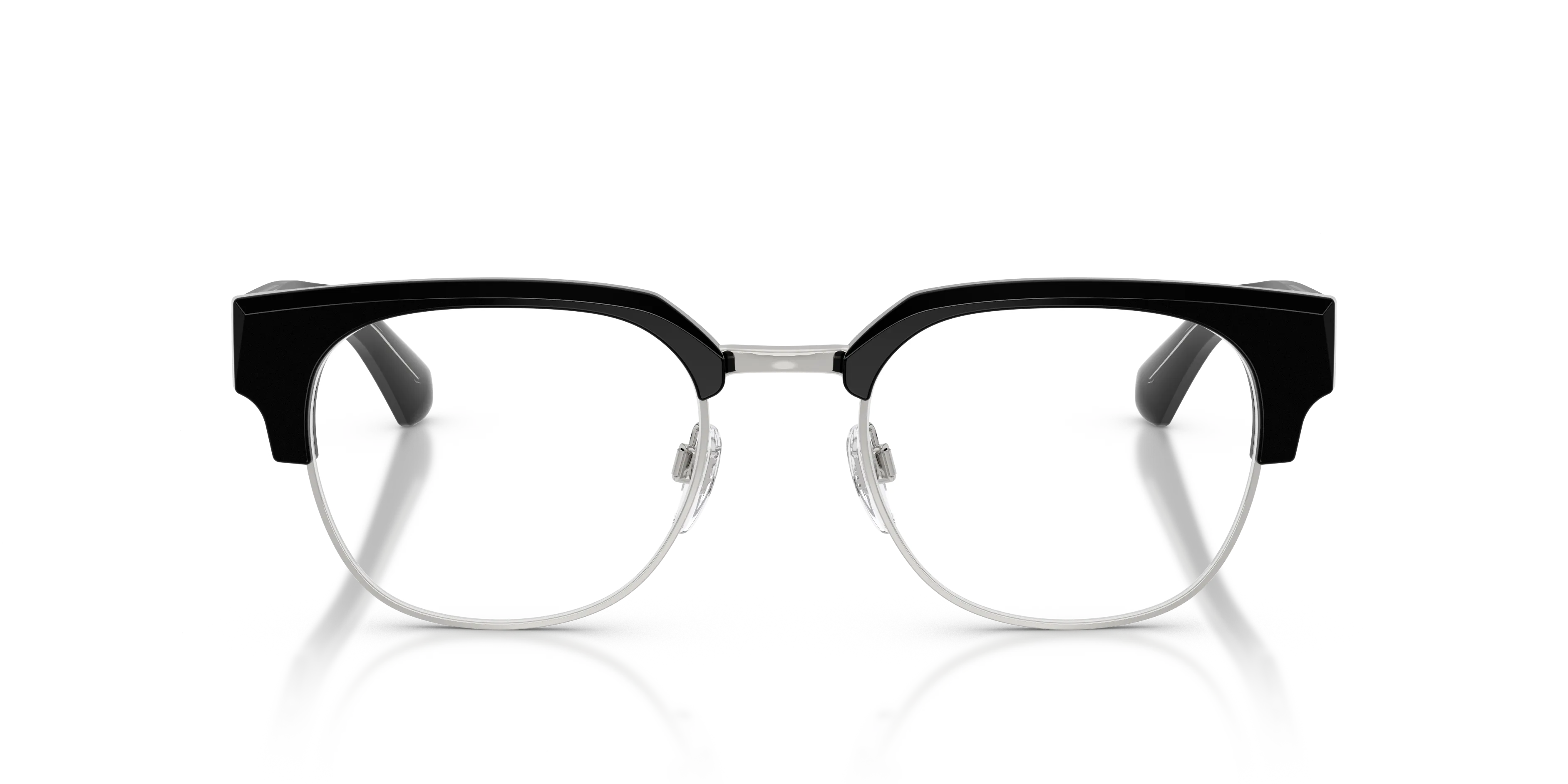 Burberry BE2472D 3001 Montature da vista Acetato Nero Trasparente Squadrata Normale - immagine 3