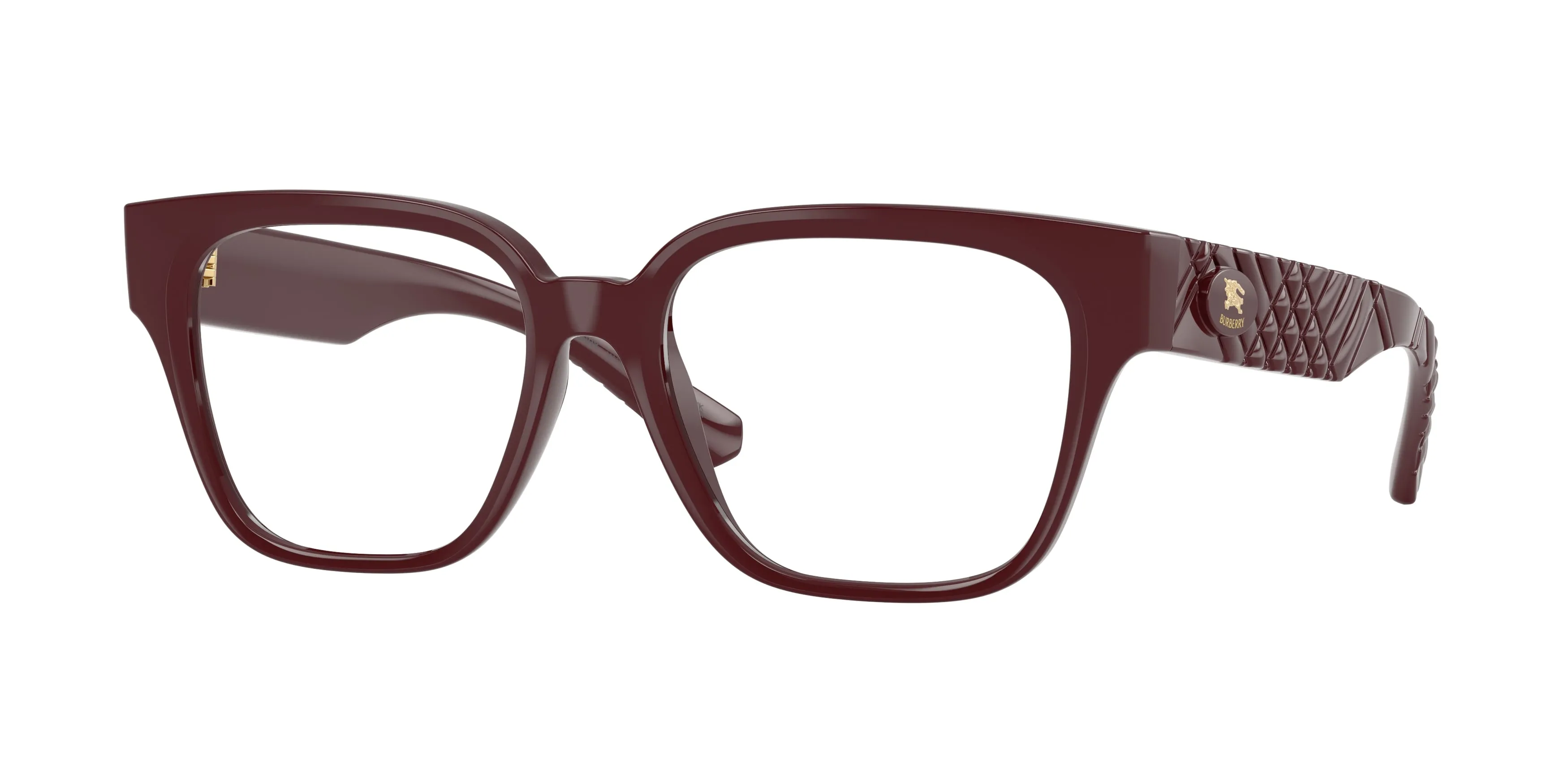 Burberry BE2471U 4259 Montature da vista Iniettato Rosso Trasparente Squadrata Normale - immagine 1