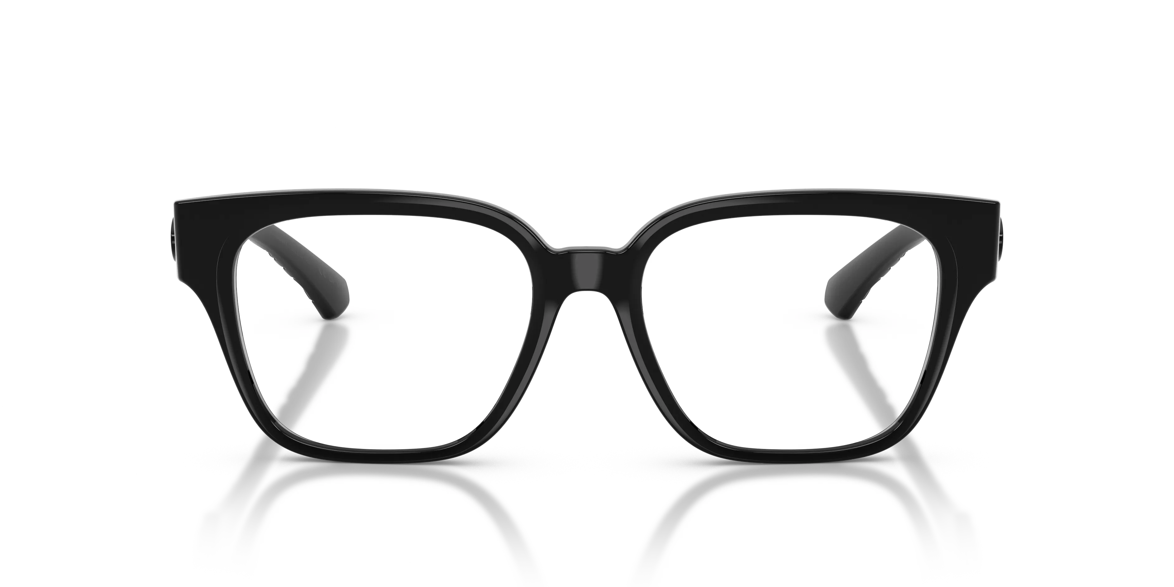Burberry BE2471U 3001 Montature da vista Iniettato Nero Trasparente Squadrata Normale - immagine 3