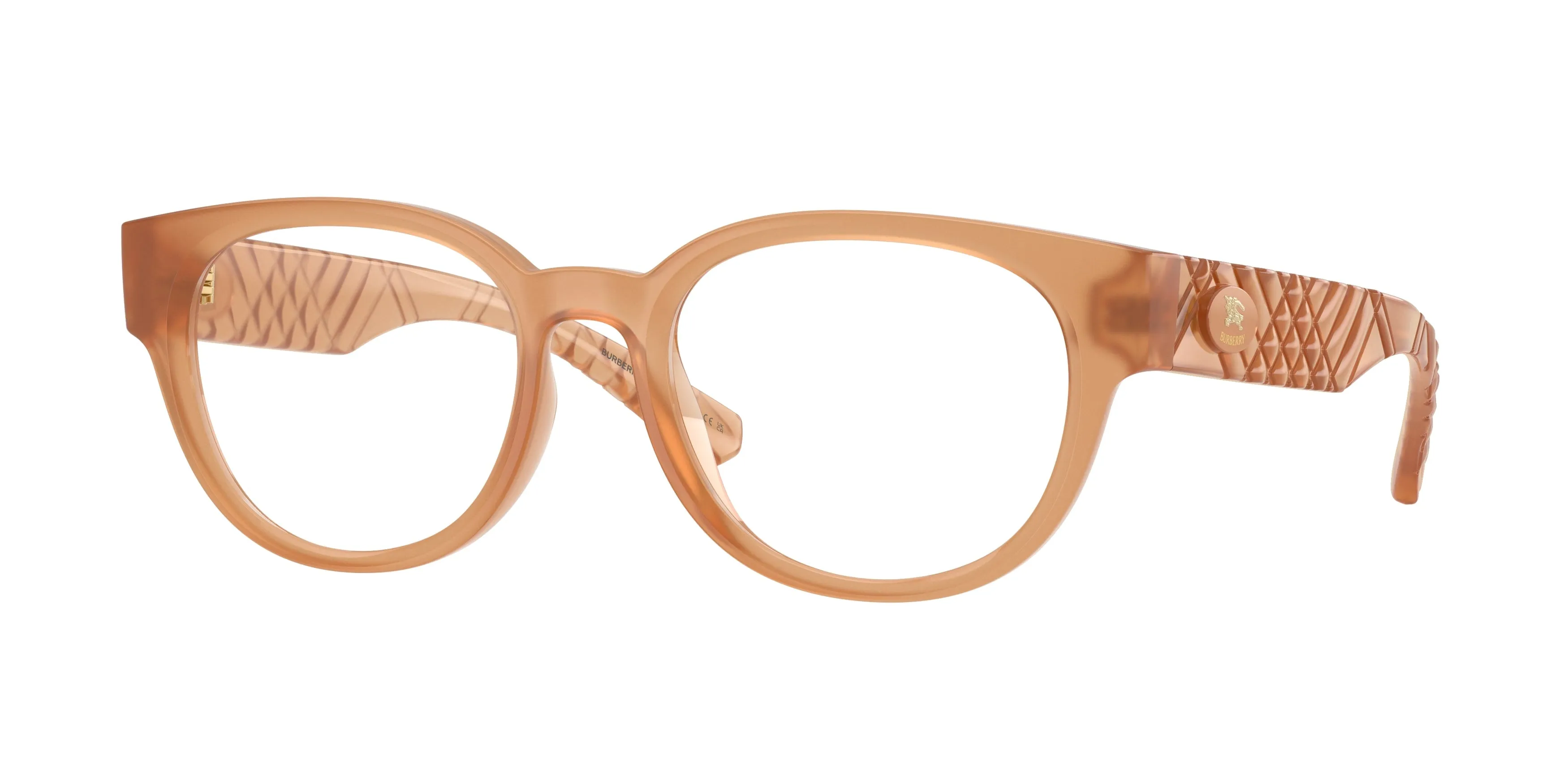 Burberry BE2470U 4266 Montature da vista Iniettato Beige Trasparente Pantos Normale - immagine 1