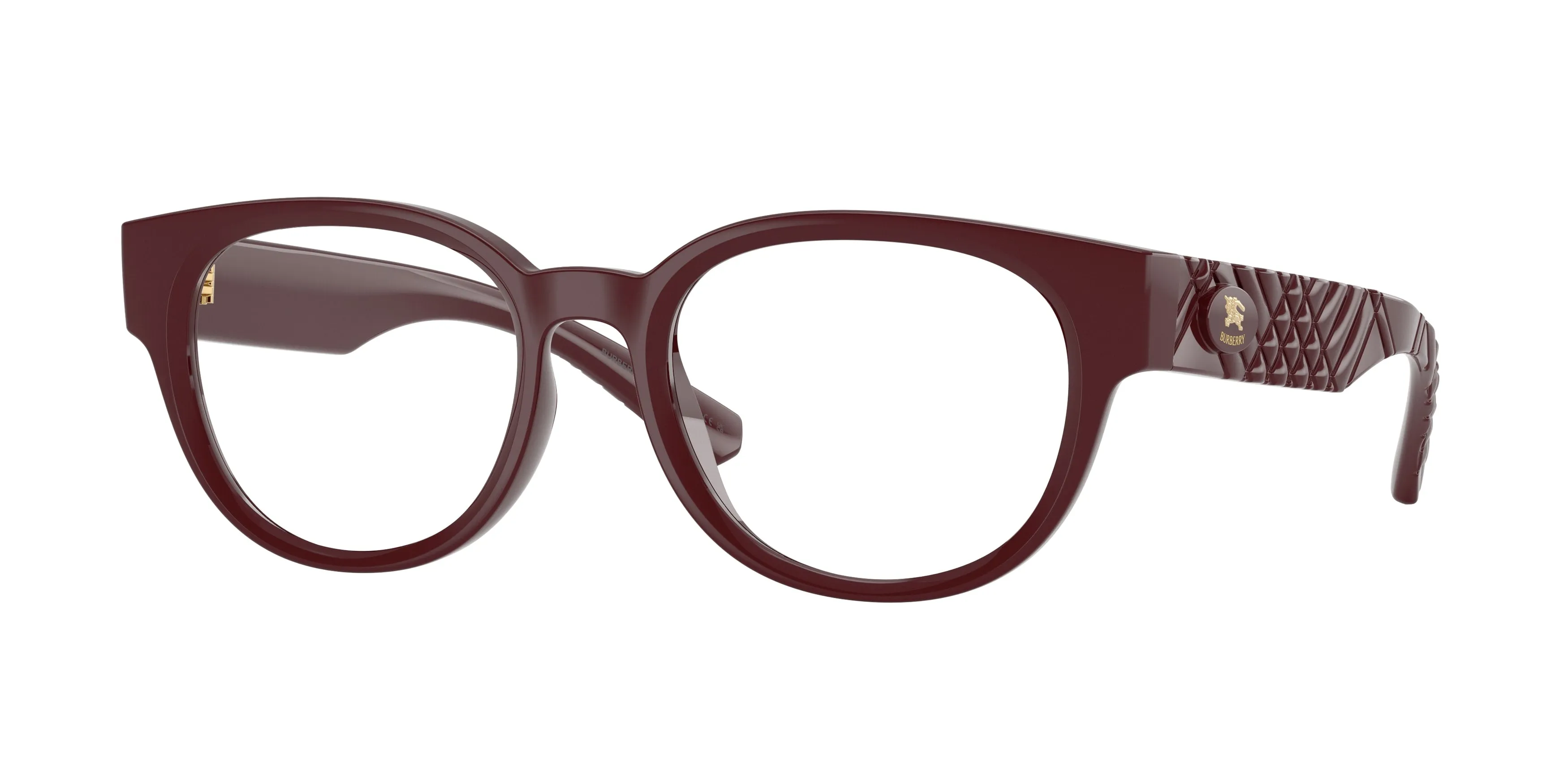 Burberry BE2470U 4259 Montature da vista Iniettato Rosso Trasparente Pantos Normale - immagine 1