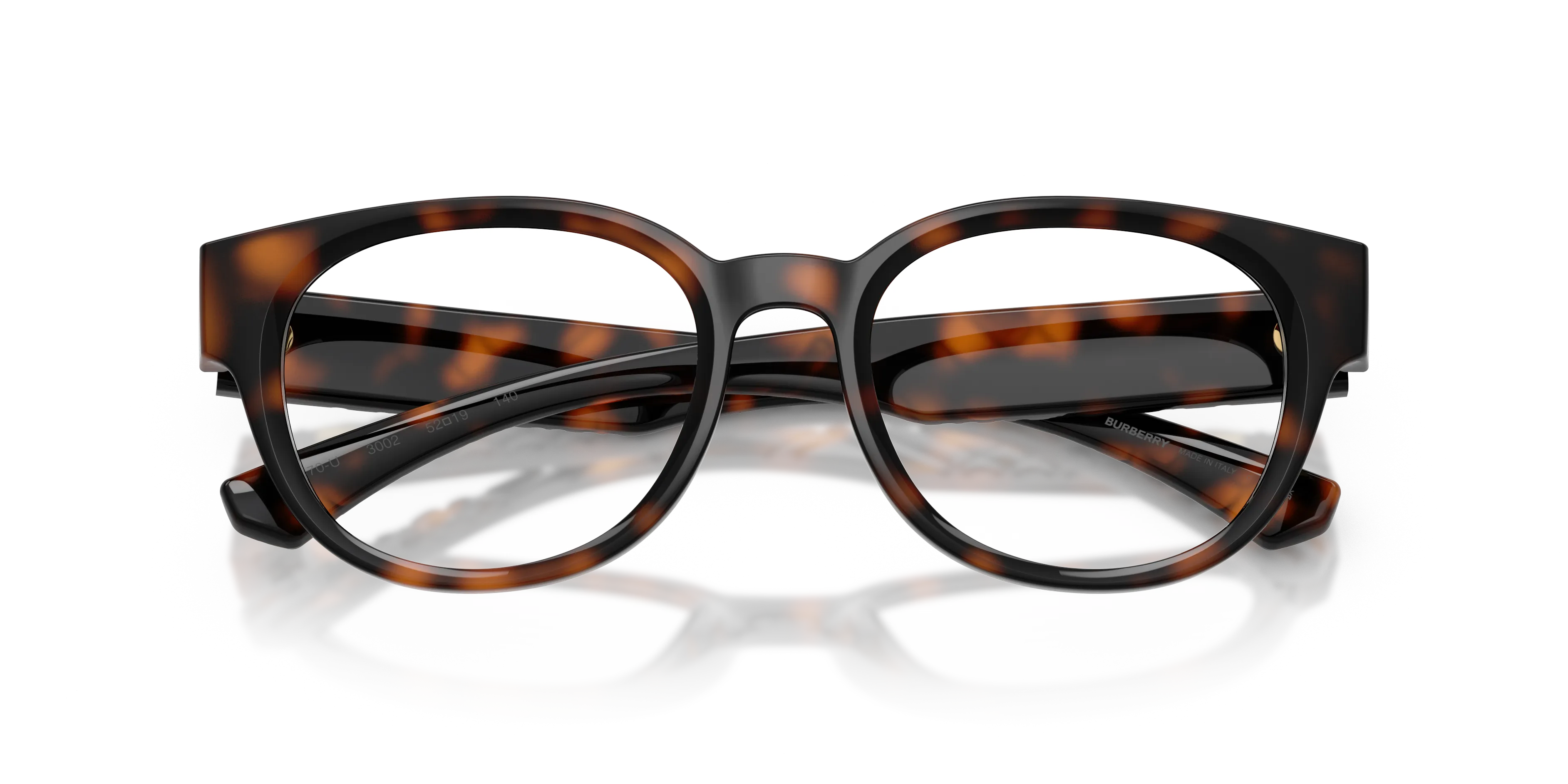 Burberry BE2470U 3002 Montature da vista Iniettato Marrone Trasparente Pantos Normale - immagine 2
