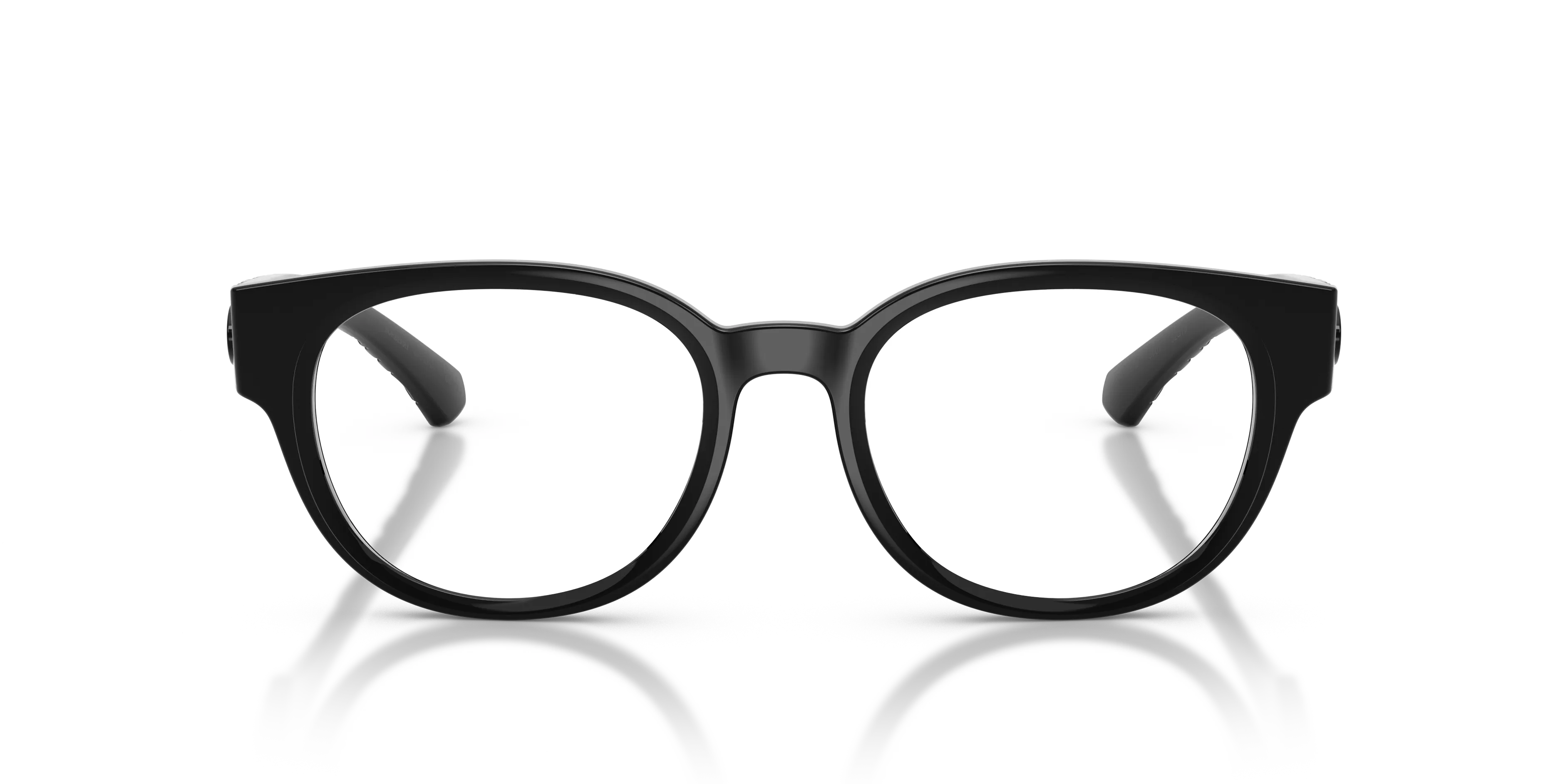 Burberry BE2470U 3001 Montature da vista Iniettato Nero Trasparente Pantos Normale - immagine 3