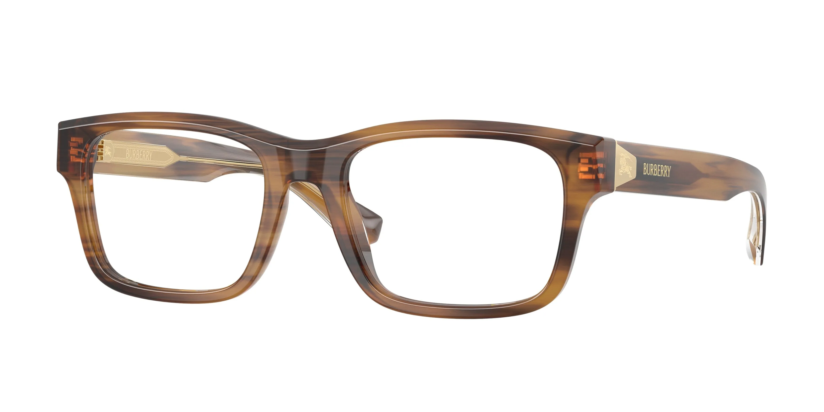 Burberry BE2469 4253 Montature da vista Acetato Tartaruga Trasparente Squadrata Normale - immagine 1