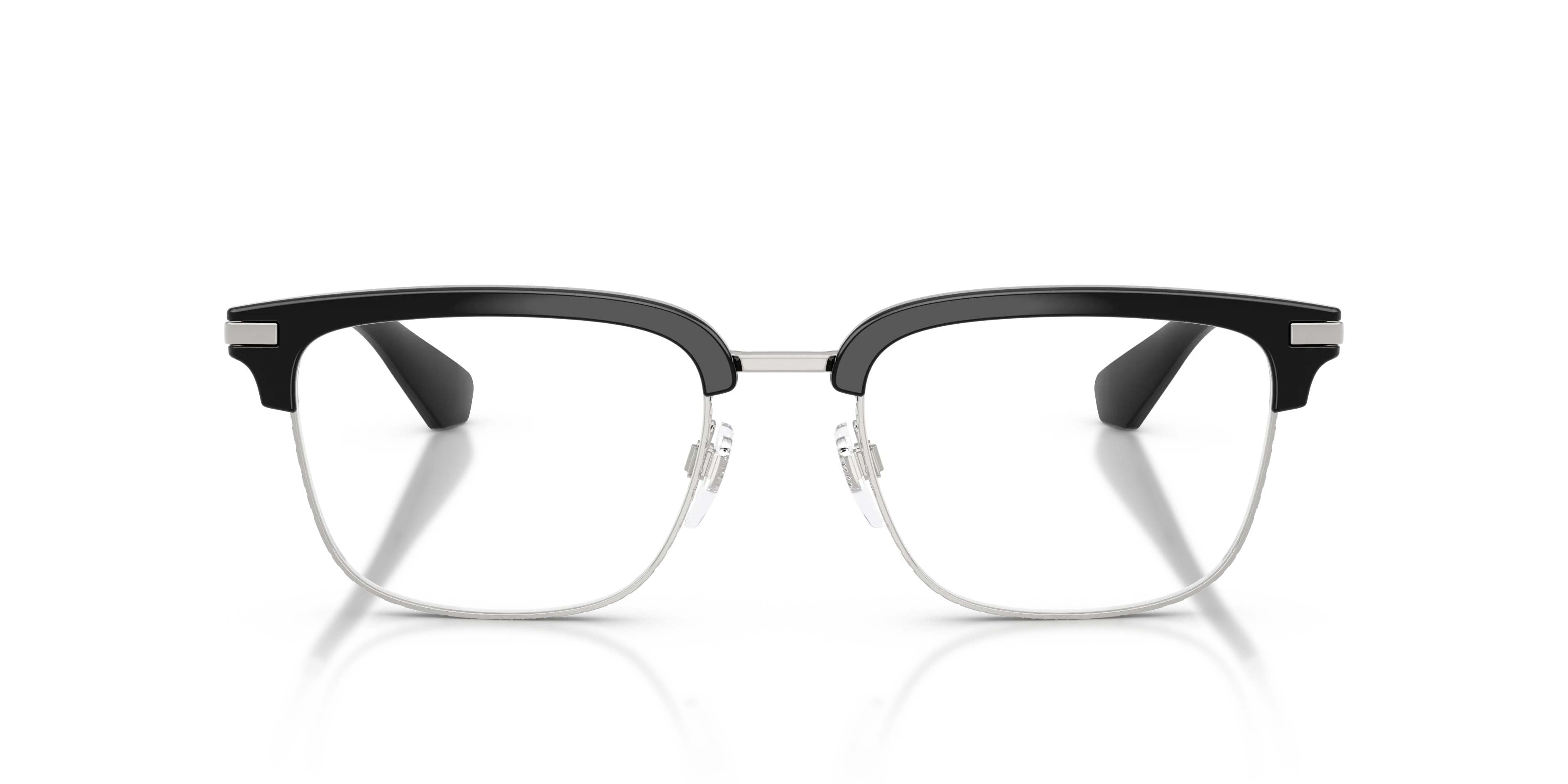 Burberry BE2468 3001 Montature da vista Iniettato Nero Trasparente Squadrata Normale - immagine 3