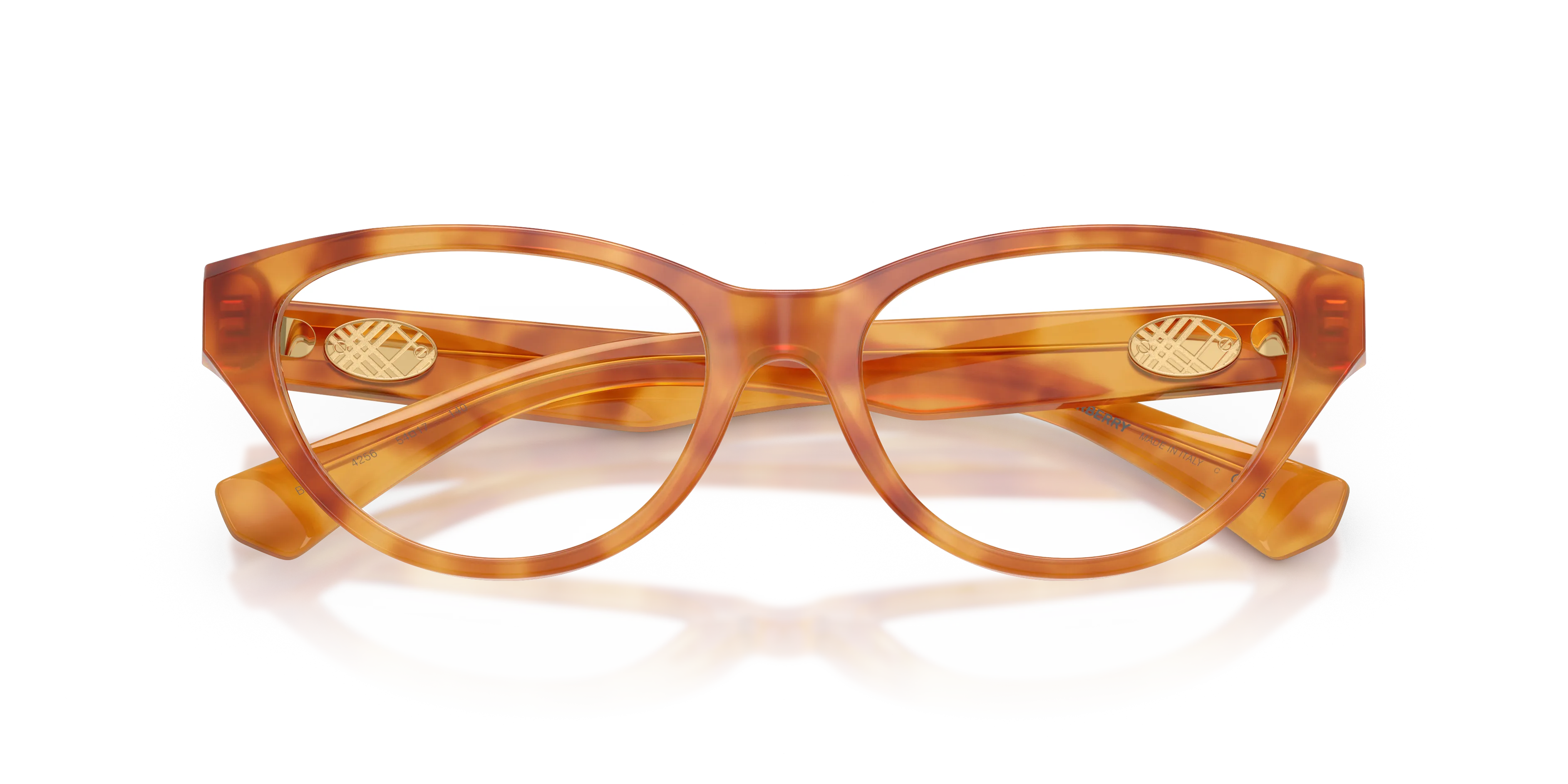 Burberry BE2467 4256 Montature da vista Acetato Tartaruga Trasparente Cat Eye Normale - immagine 2