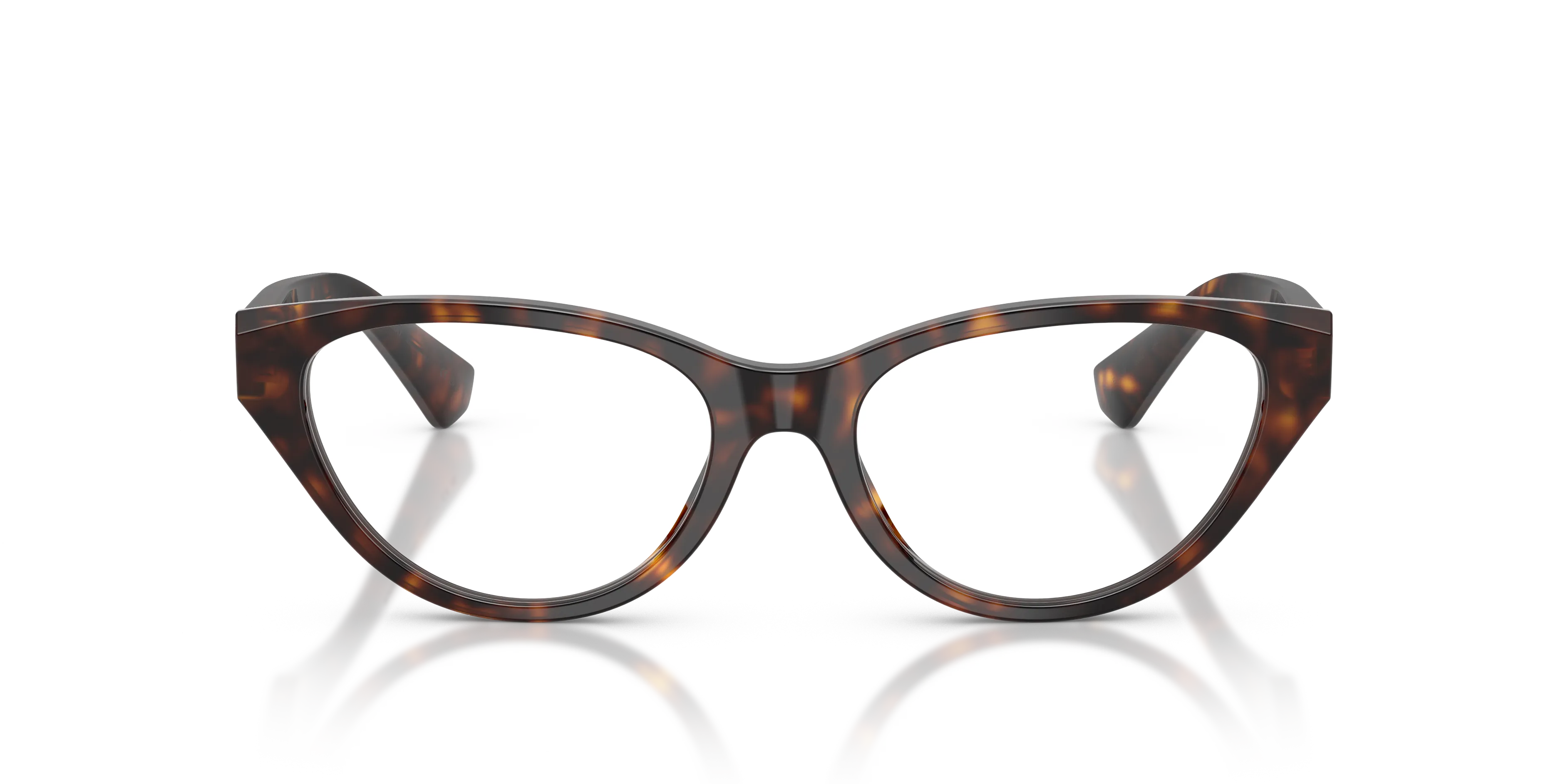 Burberry BE2467 3002 Montature da vista Acetato Marrone Trasparente Cat Eye Normale - immagine 3
