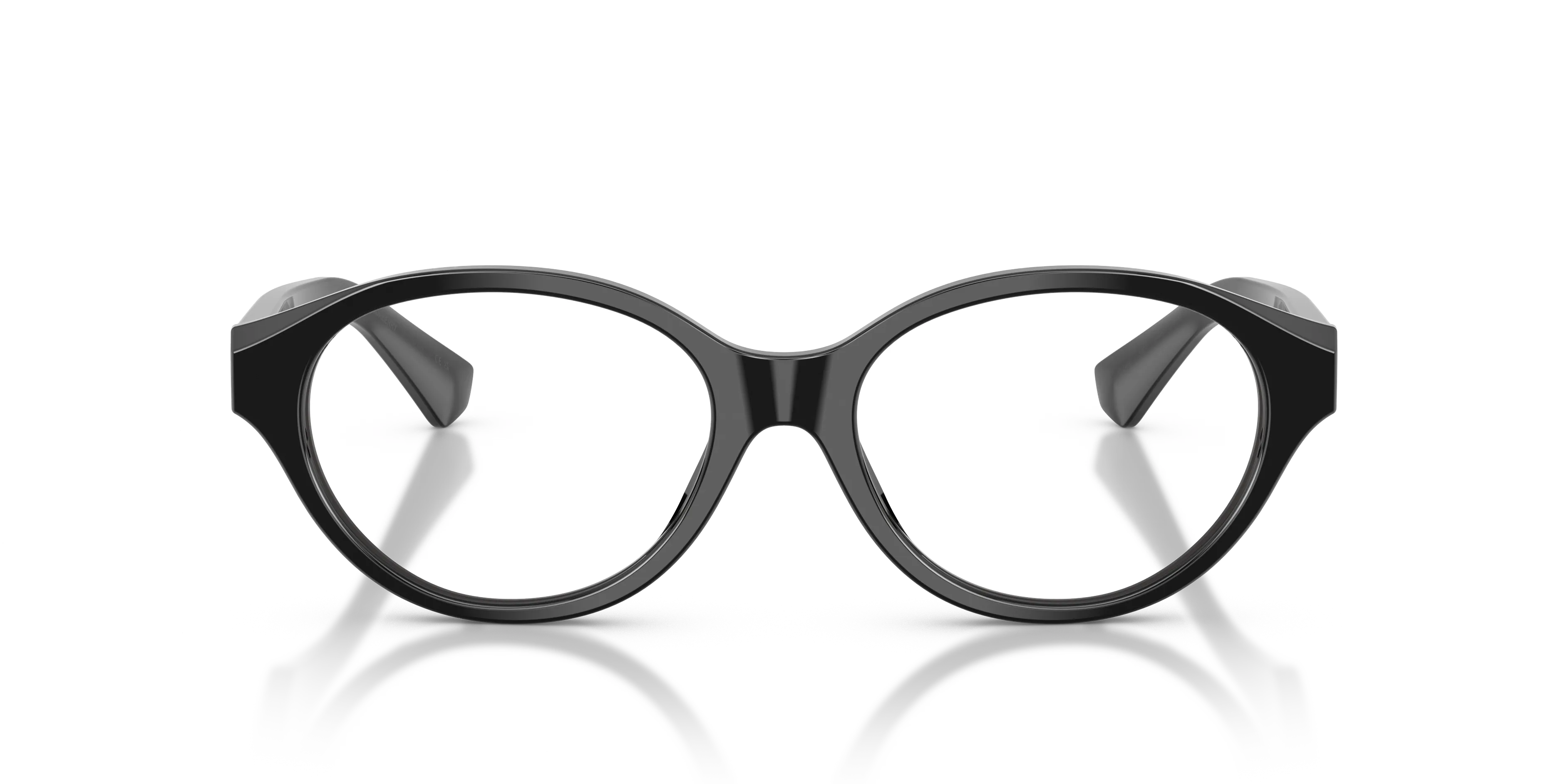 Burberry BE2466 3001 Montature da vista Acetato Nero Trasparente Rotonda Normale - immagine 3