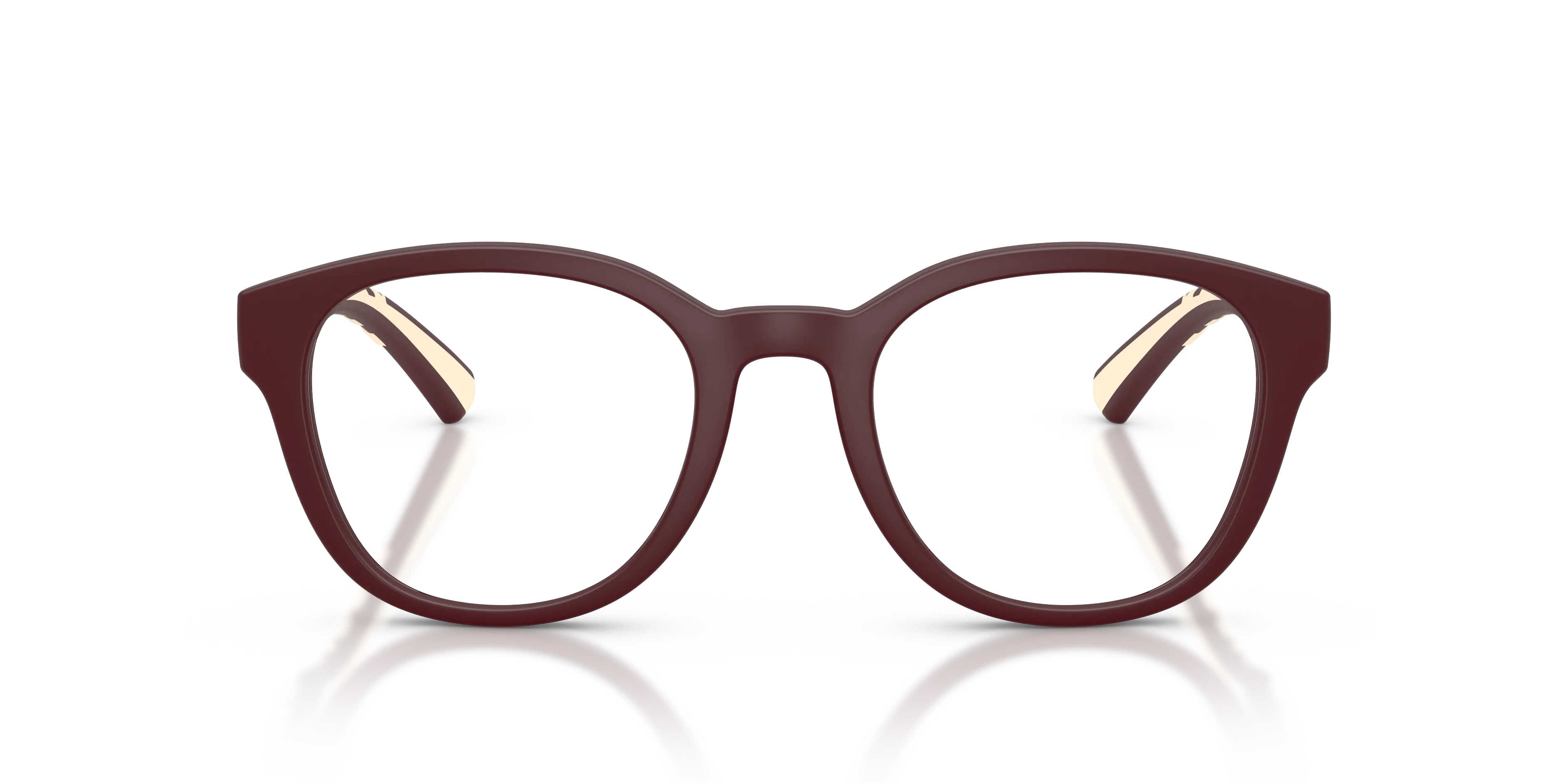 Burberry BE2465U 4262 Montature da vista Iniettato Rosso Trasparente Pantos Normale - immagine 3