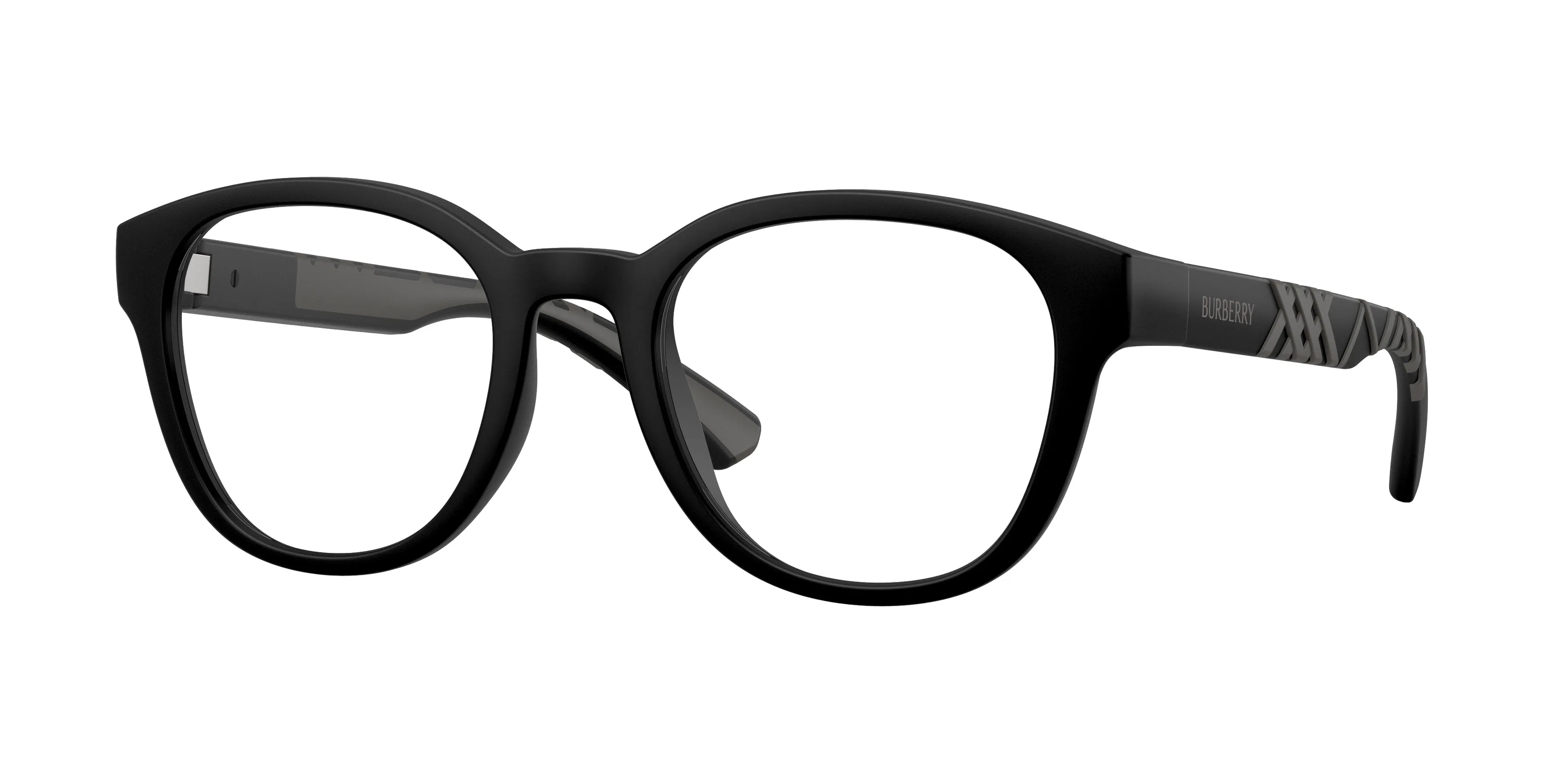 Burberry BE2465U 4260 Montature da vista Iniettato Nero Trasparente Pantos Normale - immagine 1