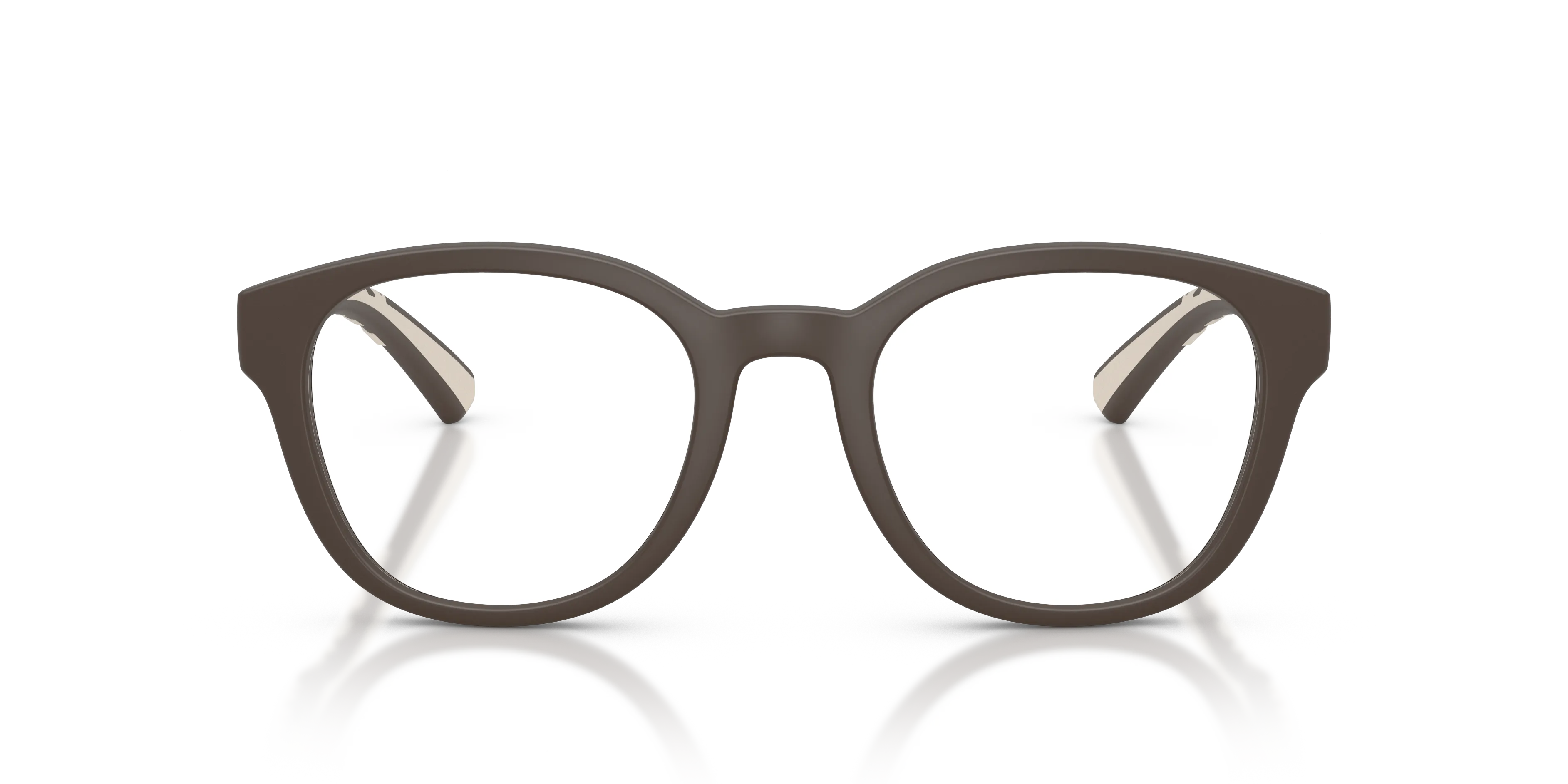 Burberry BE2465U 4234 Montature da vista Iniettato Marrone Trasparente Pantos Normale - immagine 3