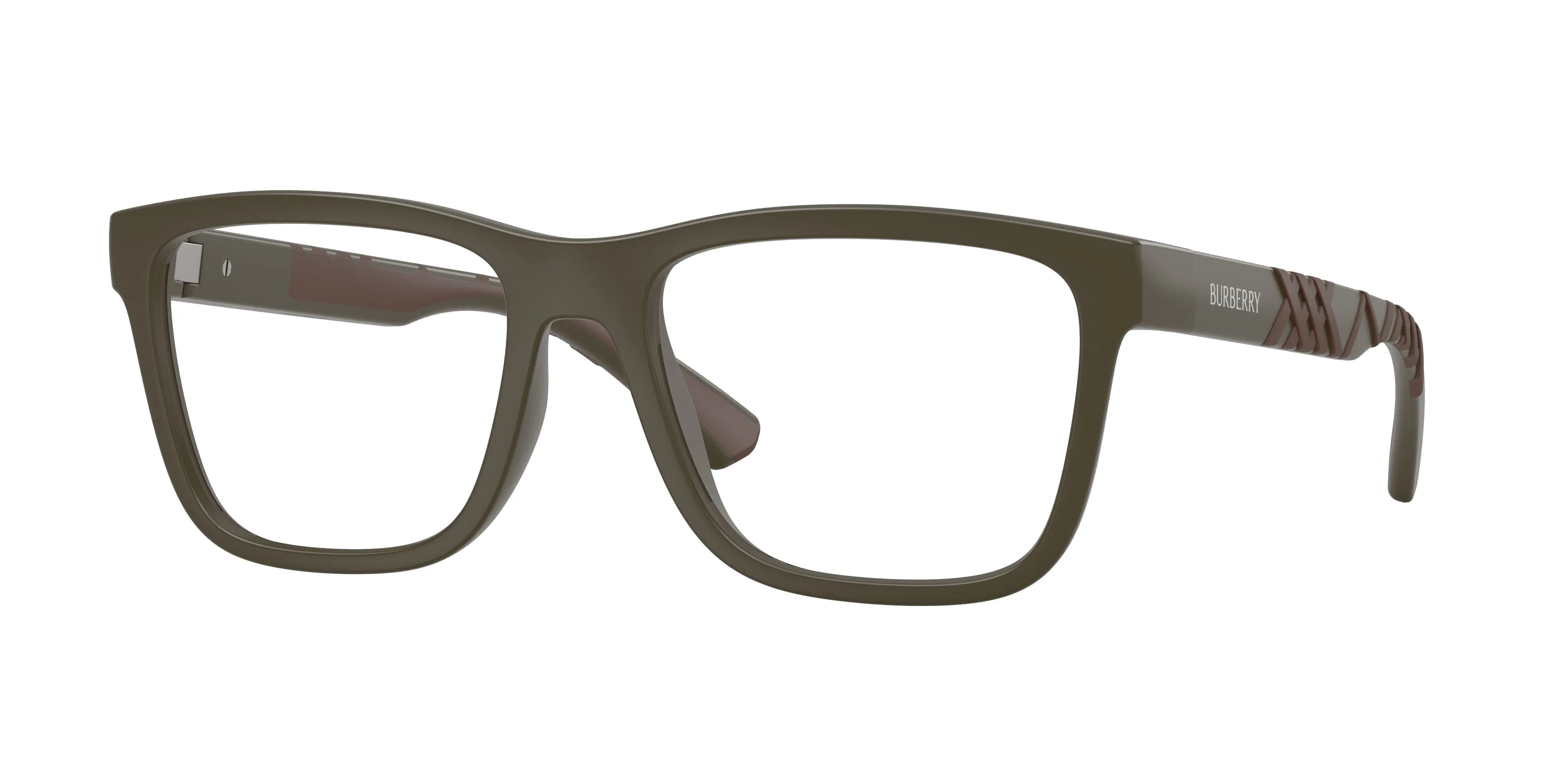 Burberry BE2464U 4263 Montature da vista Iniettato Verde Trasparente Squadrata Normale - immagine 1