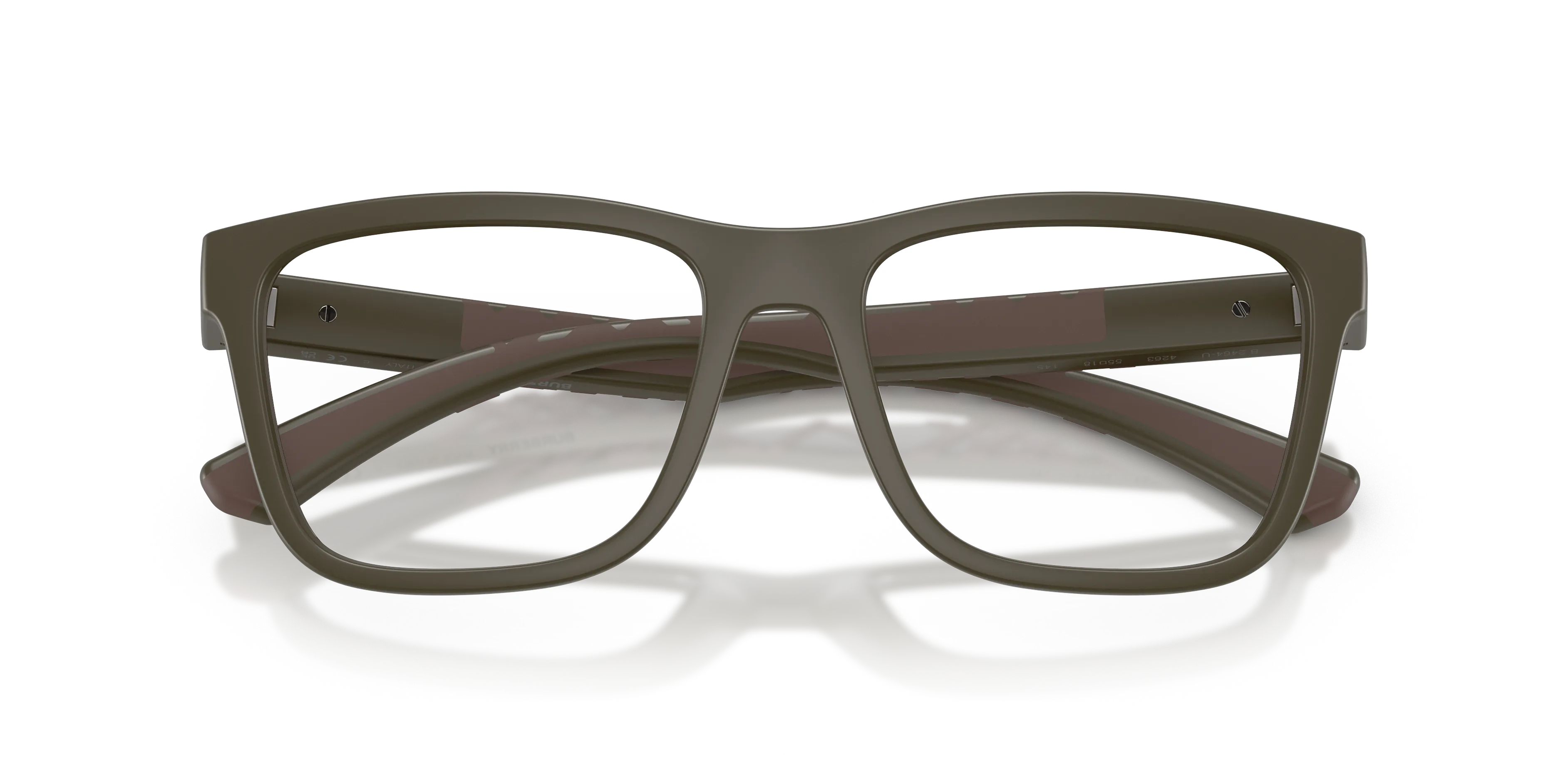 Burberry BE2464U 4263 Montature da vista Iniettato Verde Trasparente Squadrata Normale - immagine 2