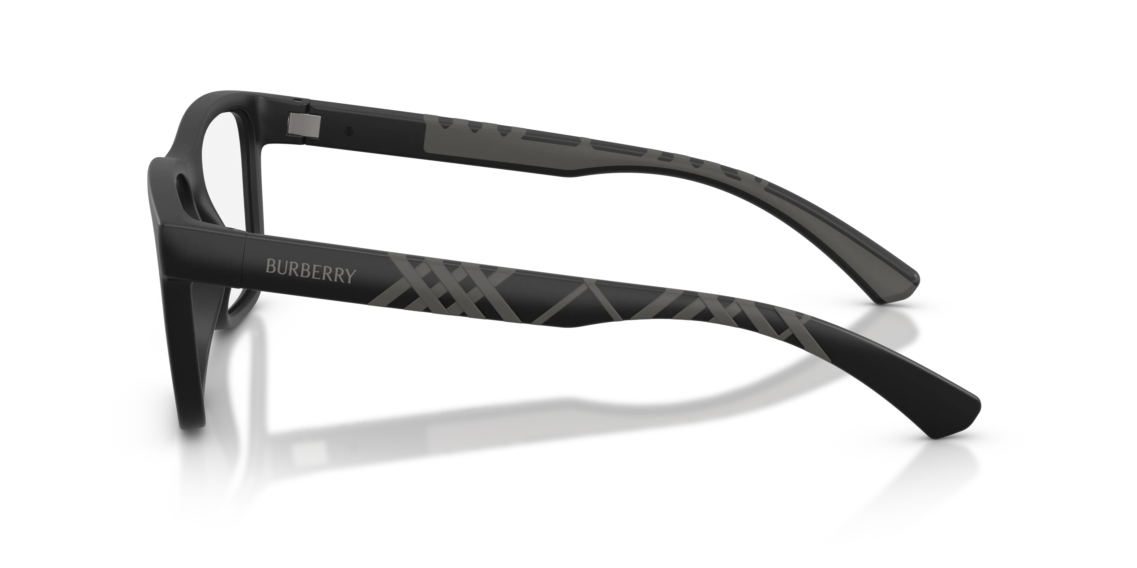 Burberry BE2464U 4260 Montature da vista Iniettato Nero Trasparente Squadrata Normale - immagine 4
