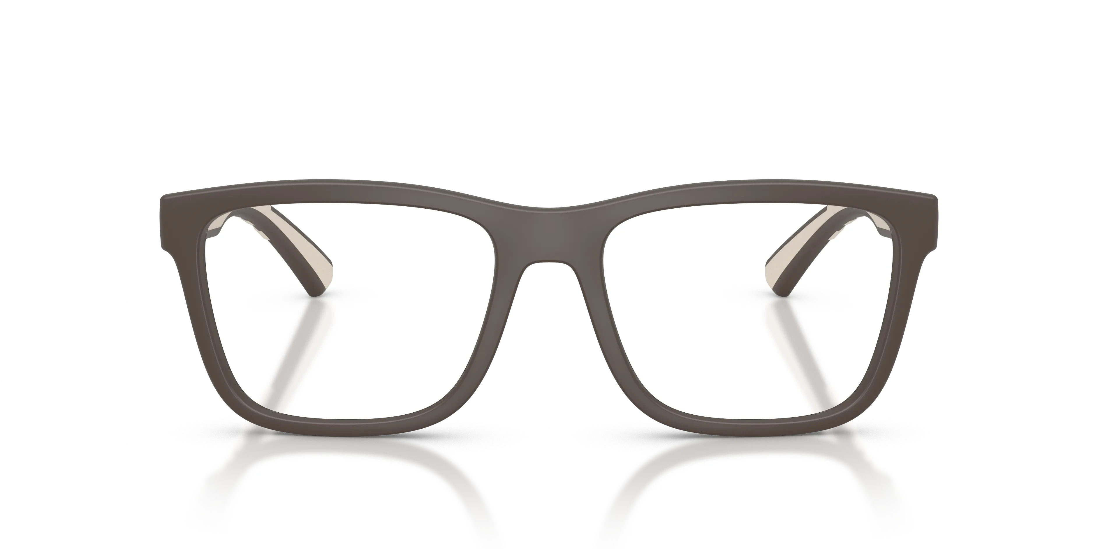 Burberry BE2464U 4234 Montature da vista Iniettato Marrone Trasparente Squadrata Normale - immagine 3