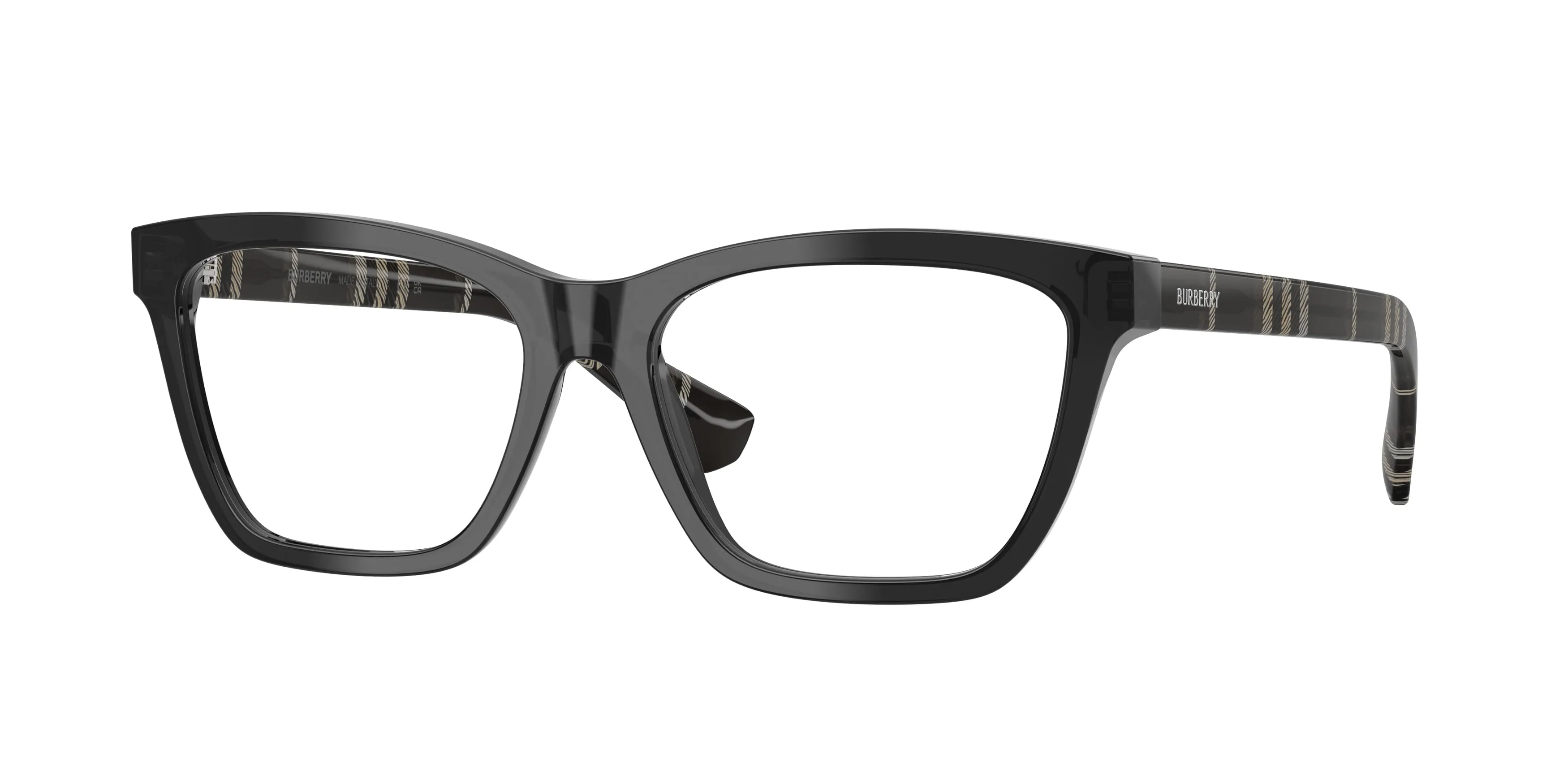 Burberry BE2440 4270 Montature da vista Acetato Grigio Trasparente Squadrata Normale - immagine 1