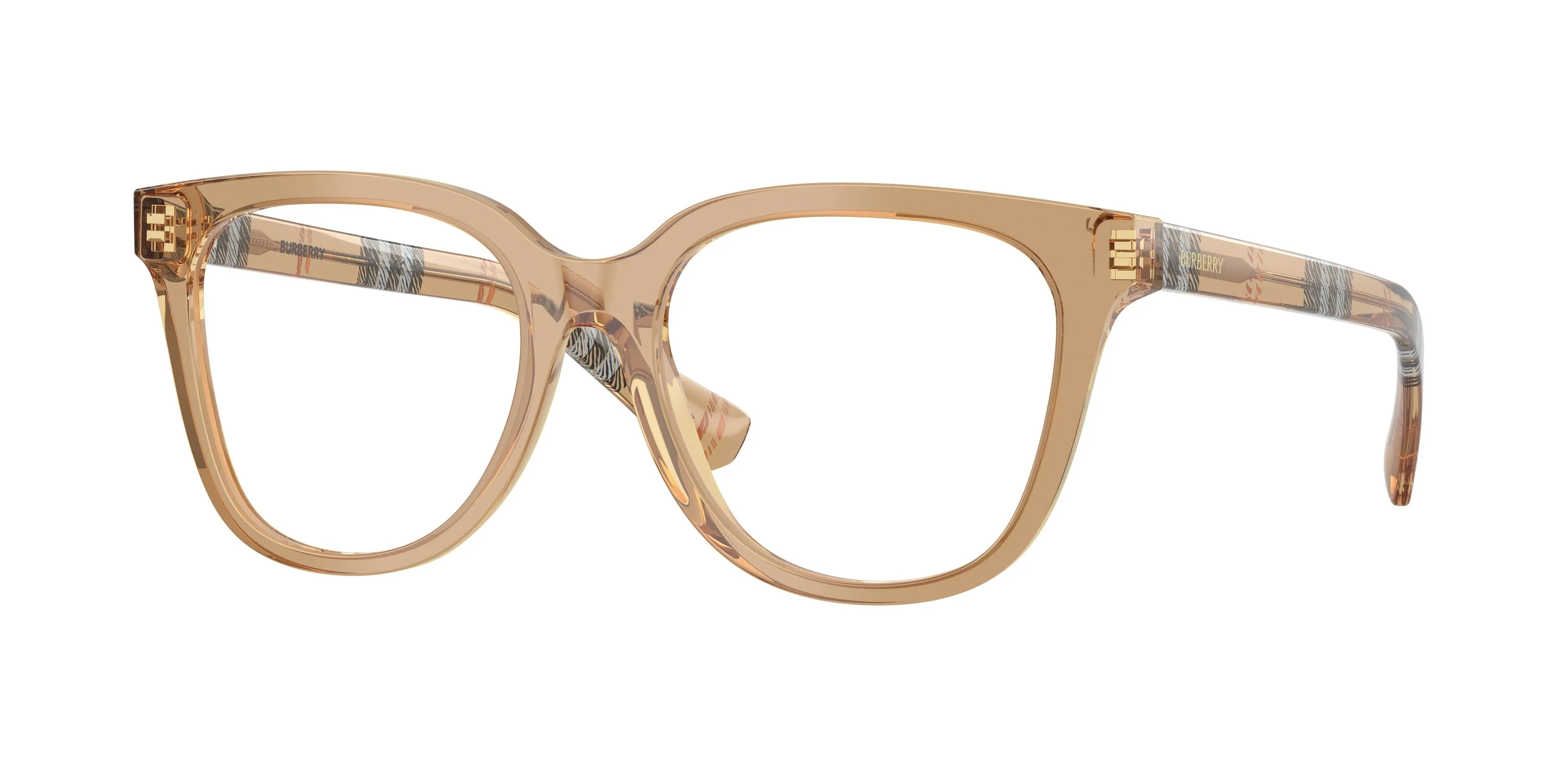 Burberry BE2439 4164 Montature da vista Acetato Beige Trasparente Pantos Normale - immagine 1