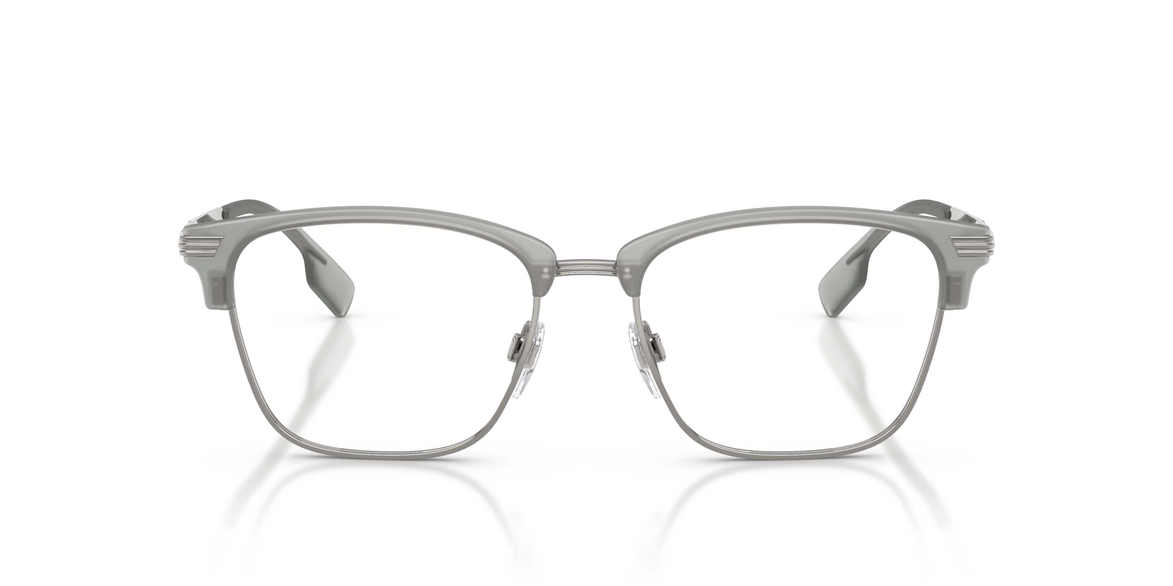 Burberry BE2359 PEARCE 4271 Montature da vista Nylon Grigio Trasparente Squadrata Normale - immagine 3
