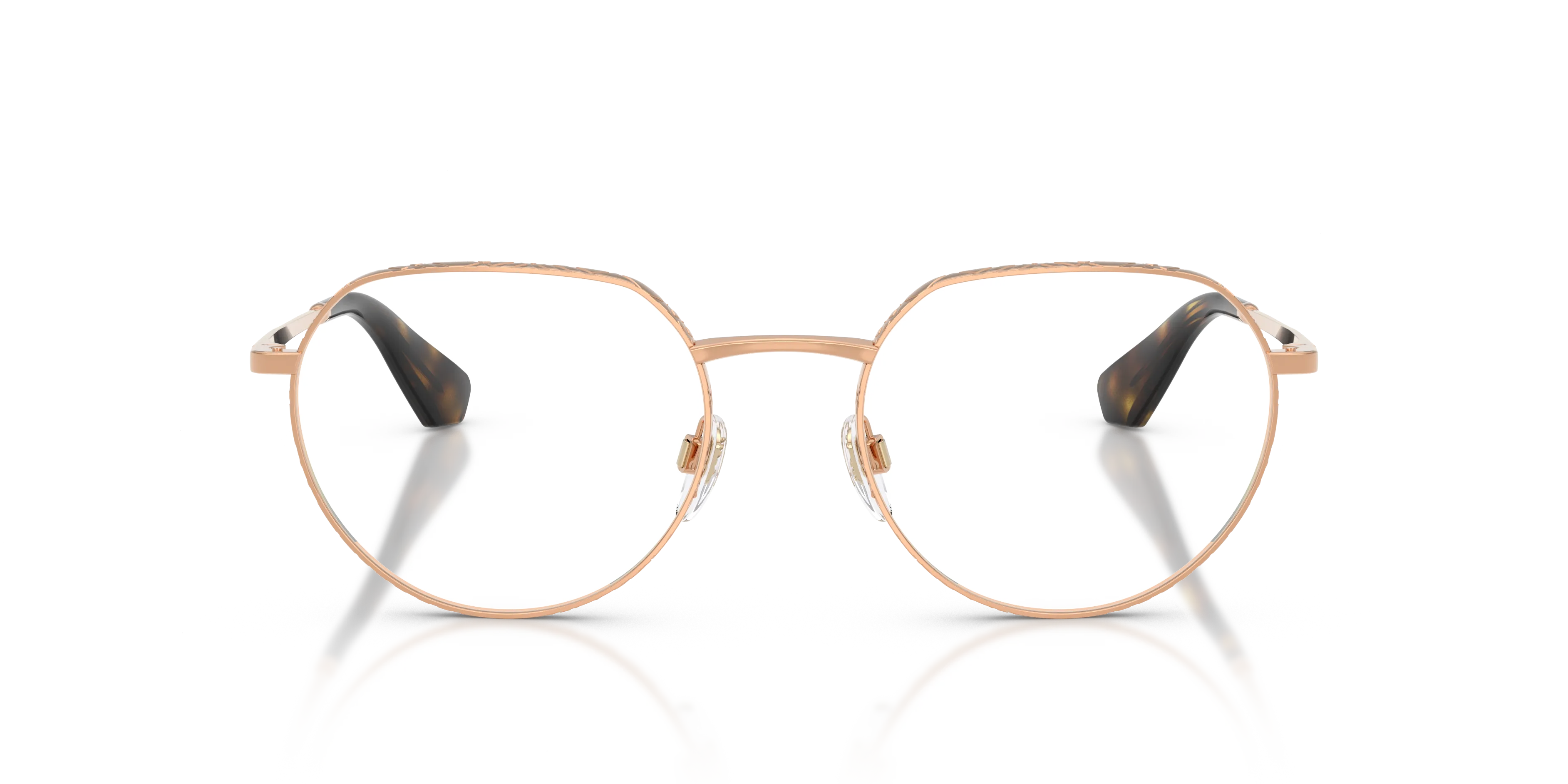 Burberry BE1405 1337 Montature da vista Metallo Oro Trasparente Rotonda Normale - immagine 3