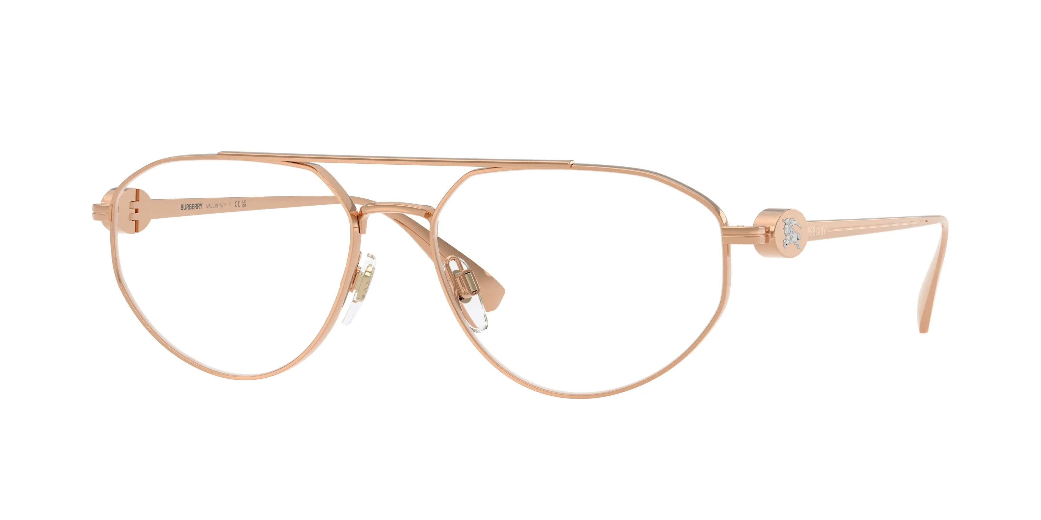 Burberry BE1404 1337 Montature da vista Metallo Oro Trasparente Pilot Normale - immagine 1
